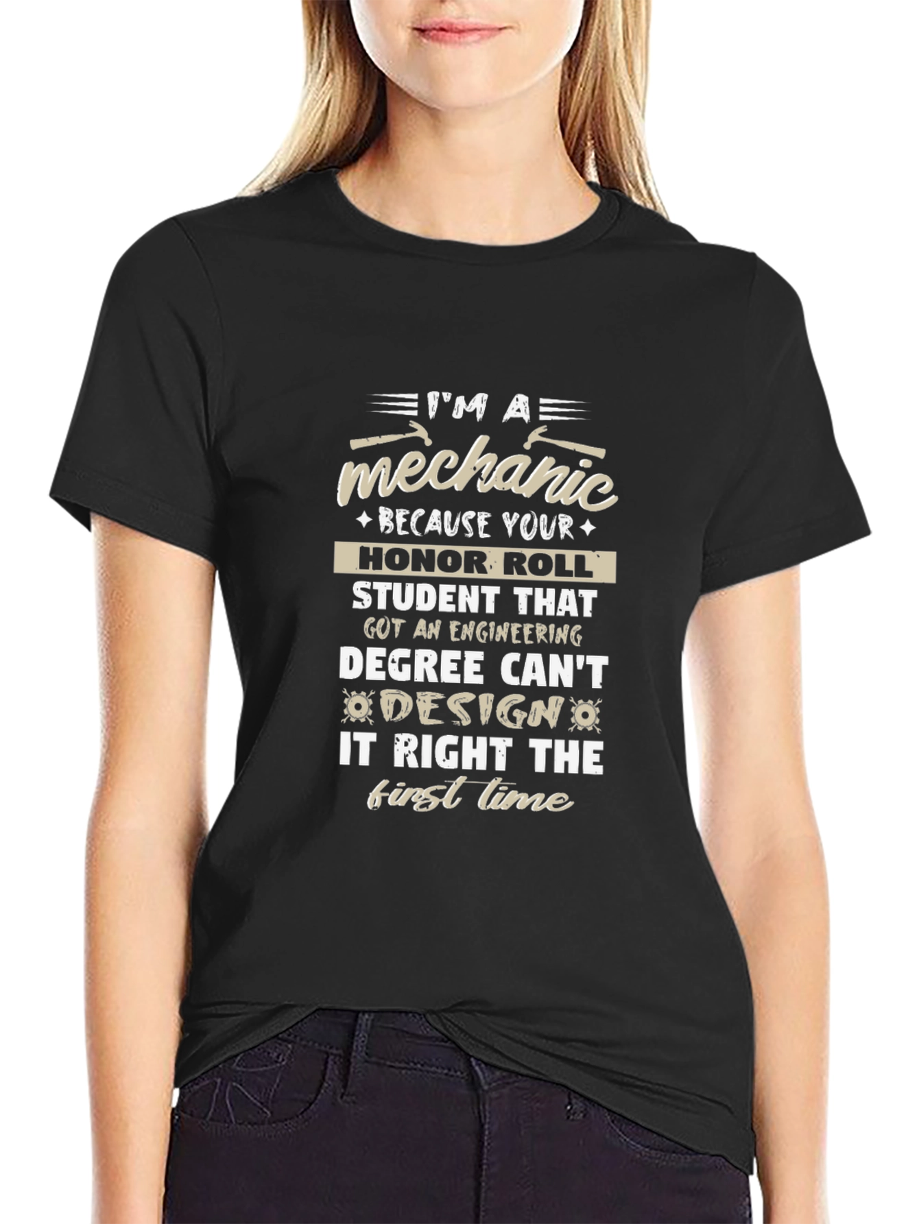 Mechanic T-Shirt: Funny Engineering Degree Design