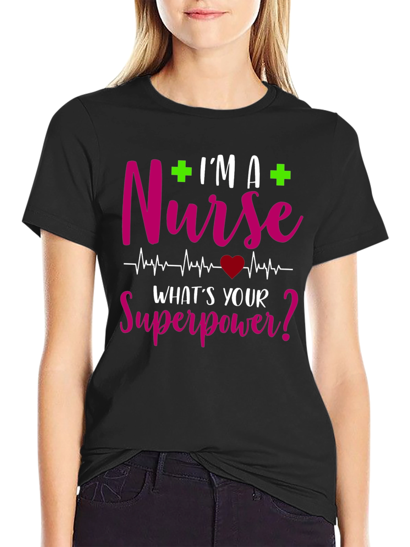 Nurse Superpower T-Shirt - Healthcare Hero Tee