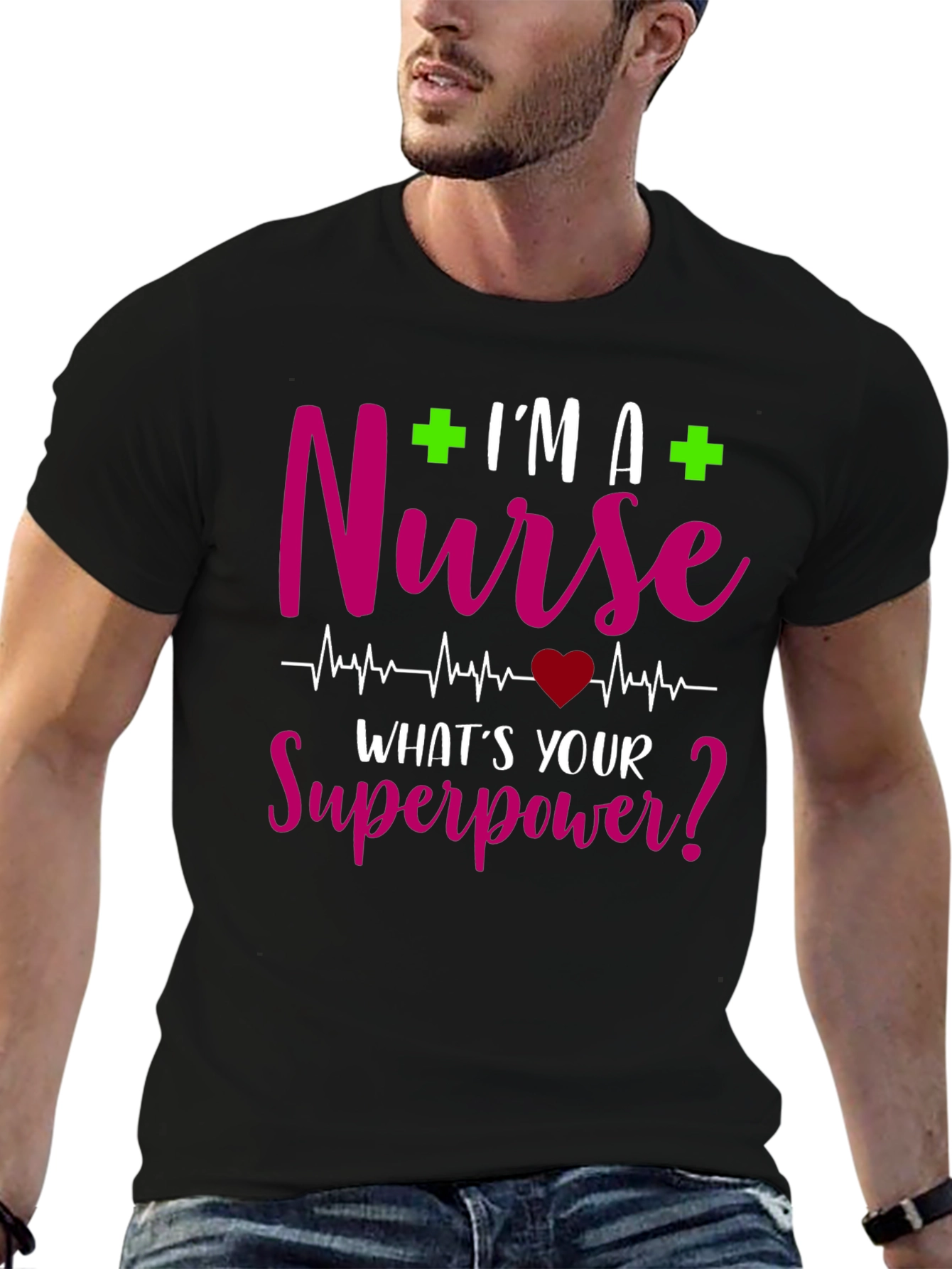 Nurse Superpower T-Shirt - Healthcare Hero Tee