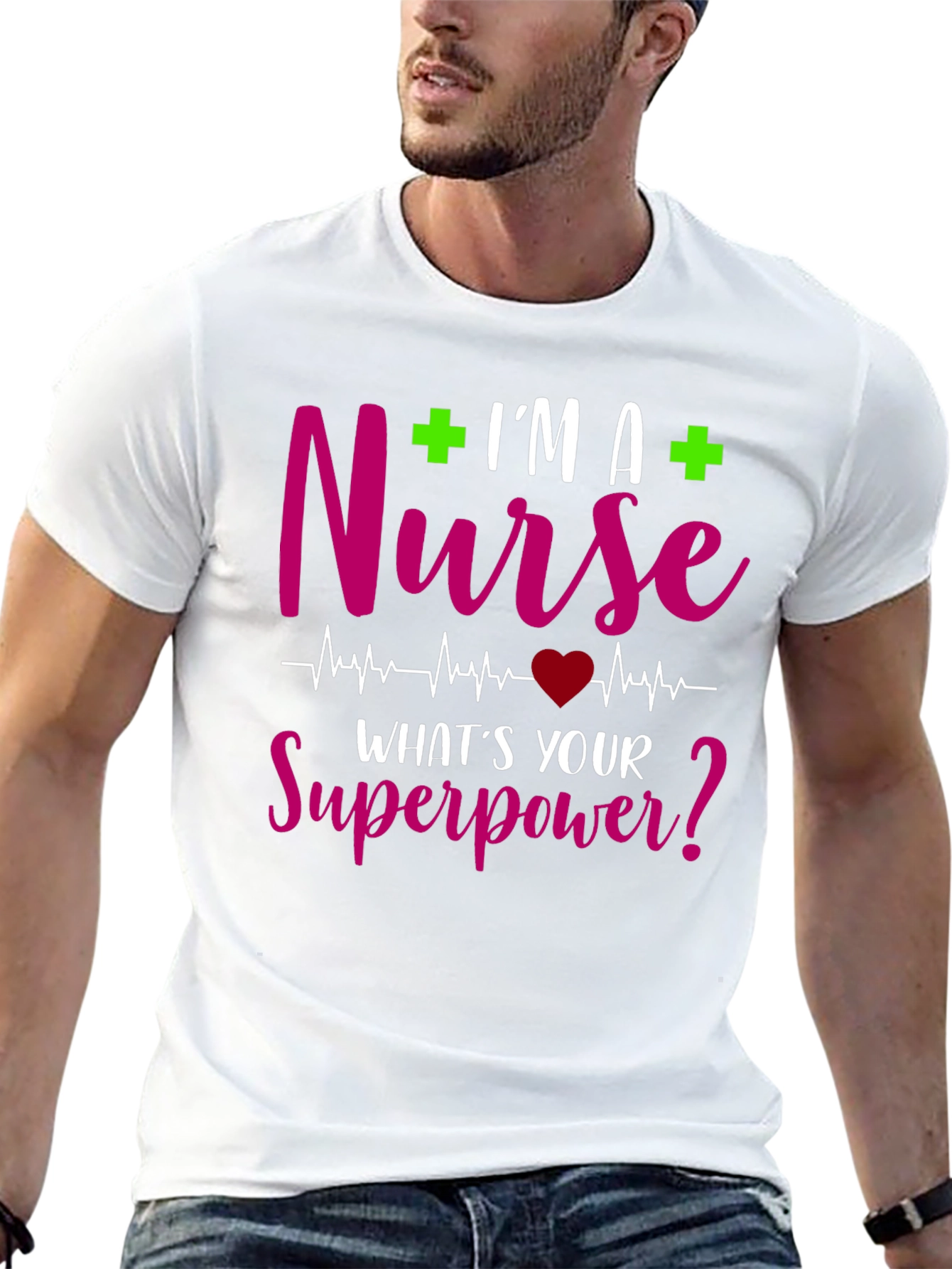 Nurse Superpower T-Shirt - Healthcare Hero Tee