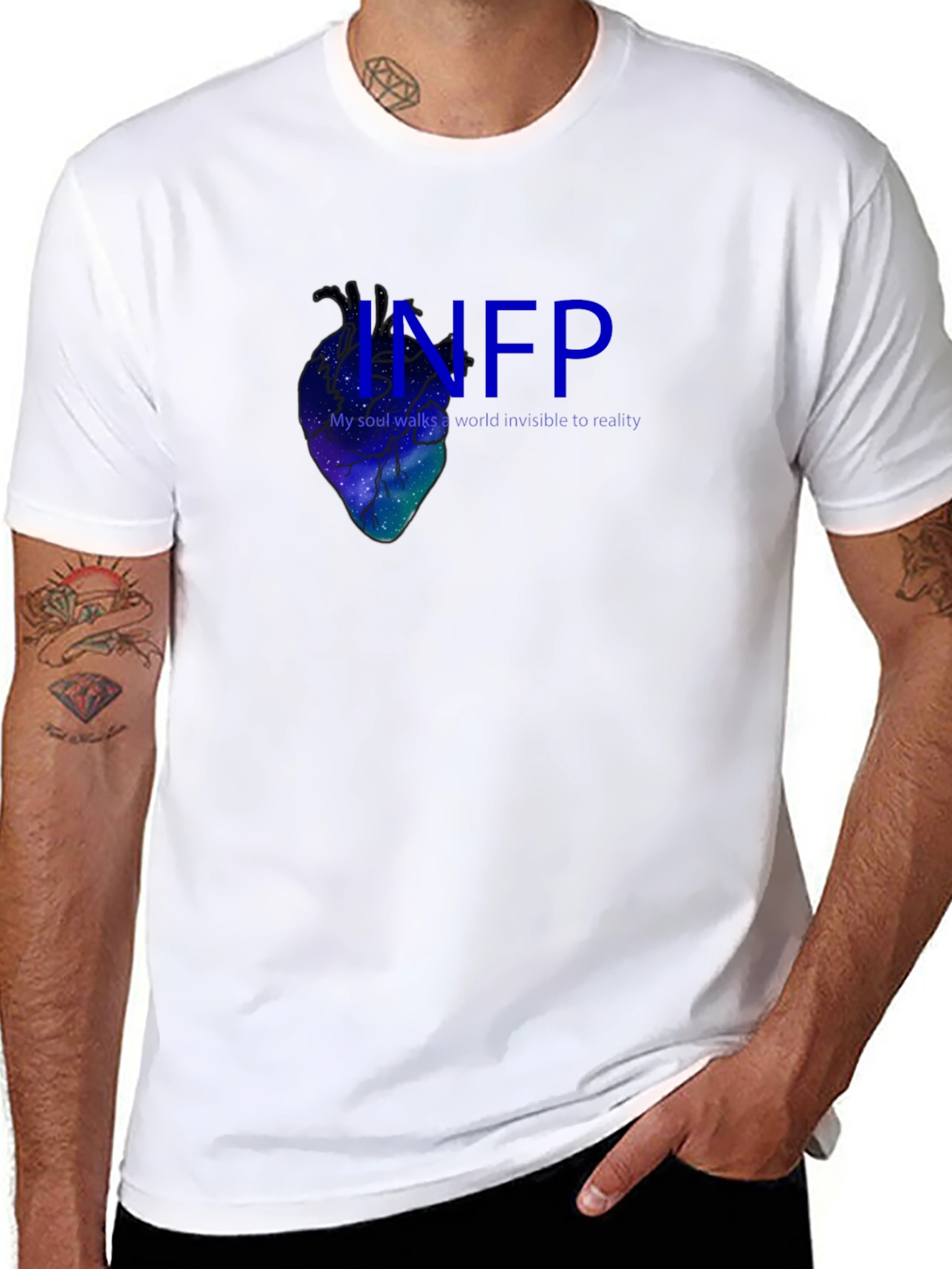 INFP Galaxy Heart T-Shirt -  Soulful Design