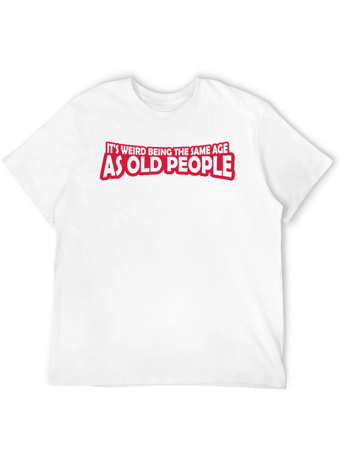 Funny Old People Black T-Shirt