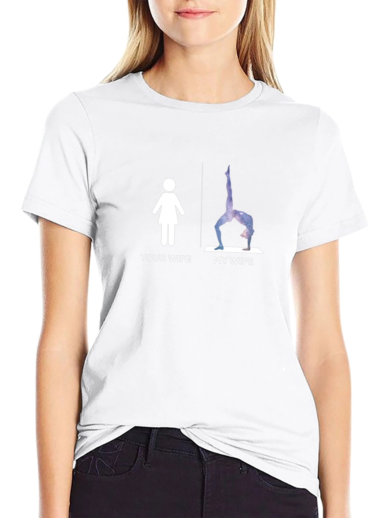Funny Yoga Wife Graphic Tee