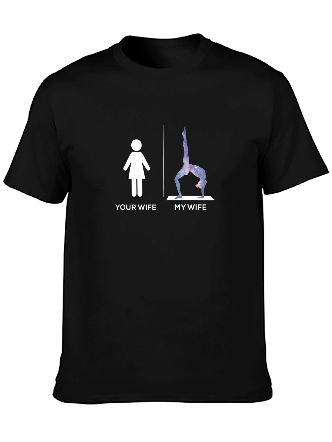 Funny Yoga Wife Graphic Tee