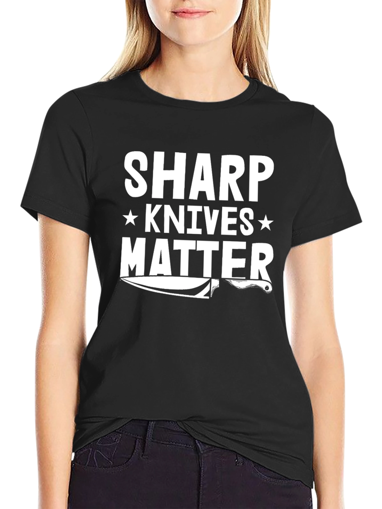 Sharp Knives Matter Graphic Tee