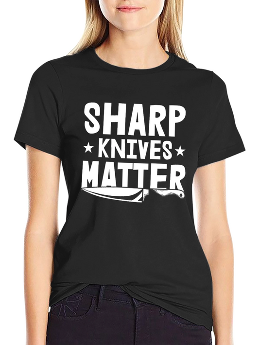 Sharp Knives Matter Graphic Tee
