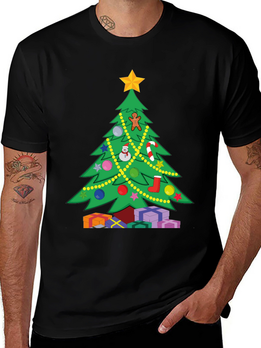 Festive Christmas Tree Graphic Tee