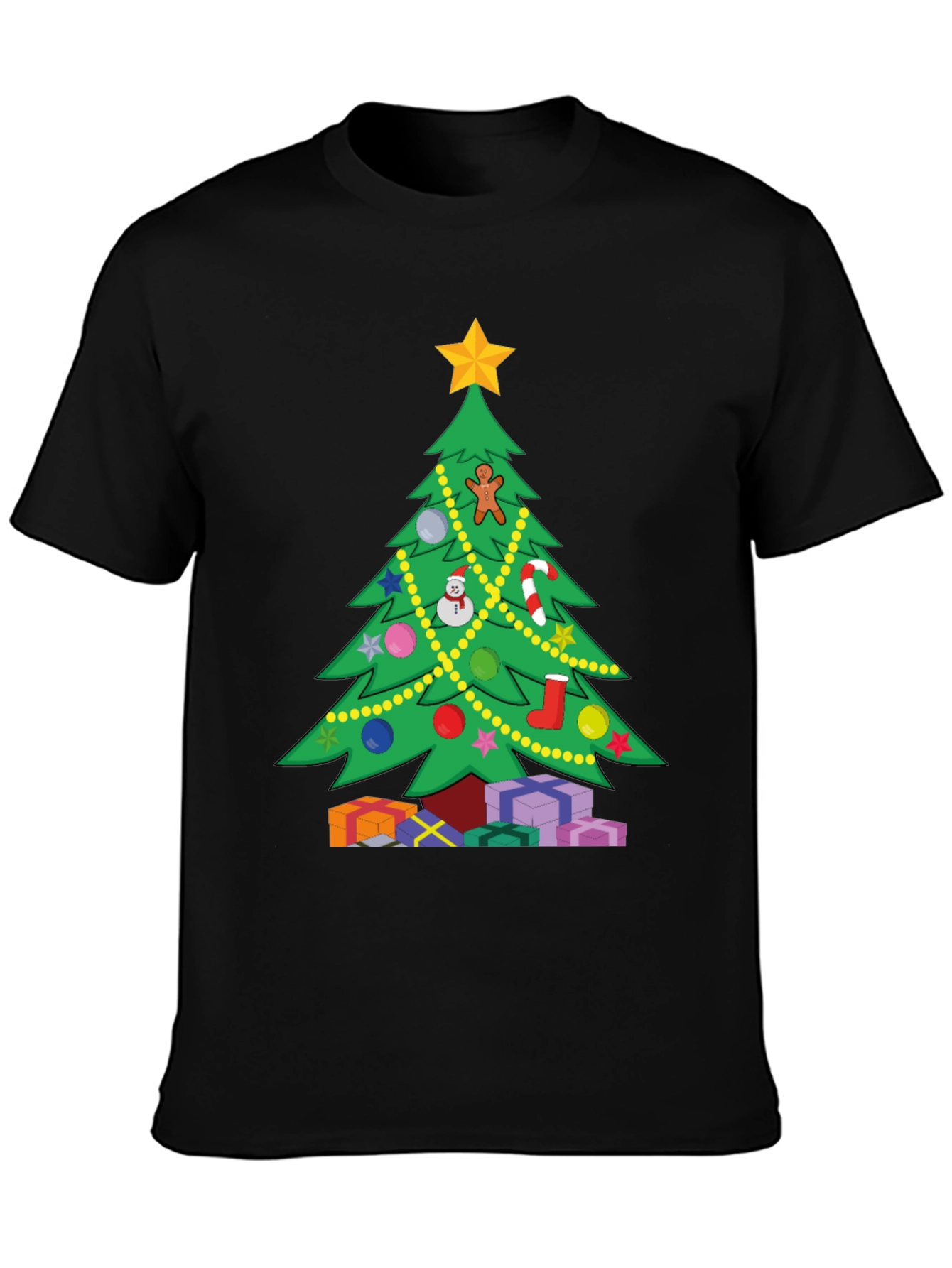 Festive Christmas Tree Graphic Tee