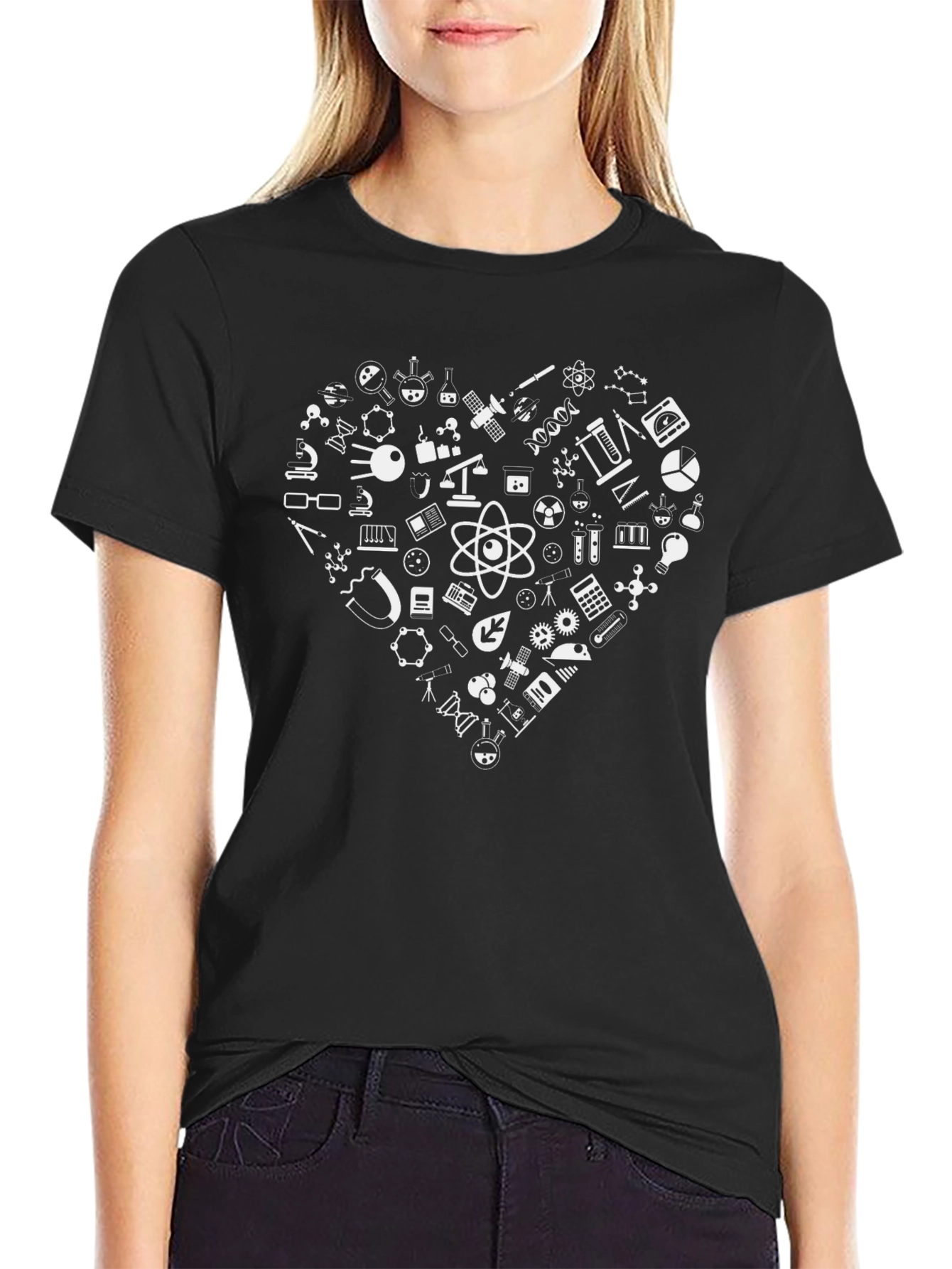 Science Heart T-Shirt - Love of STEM