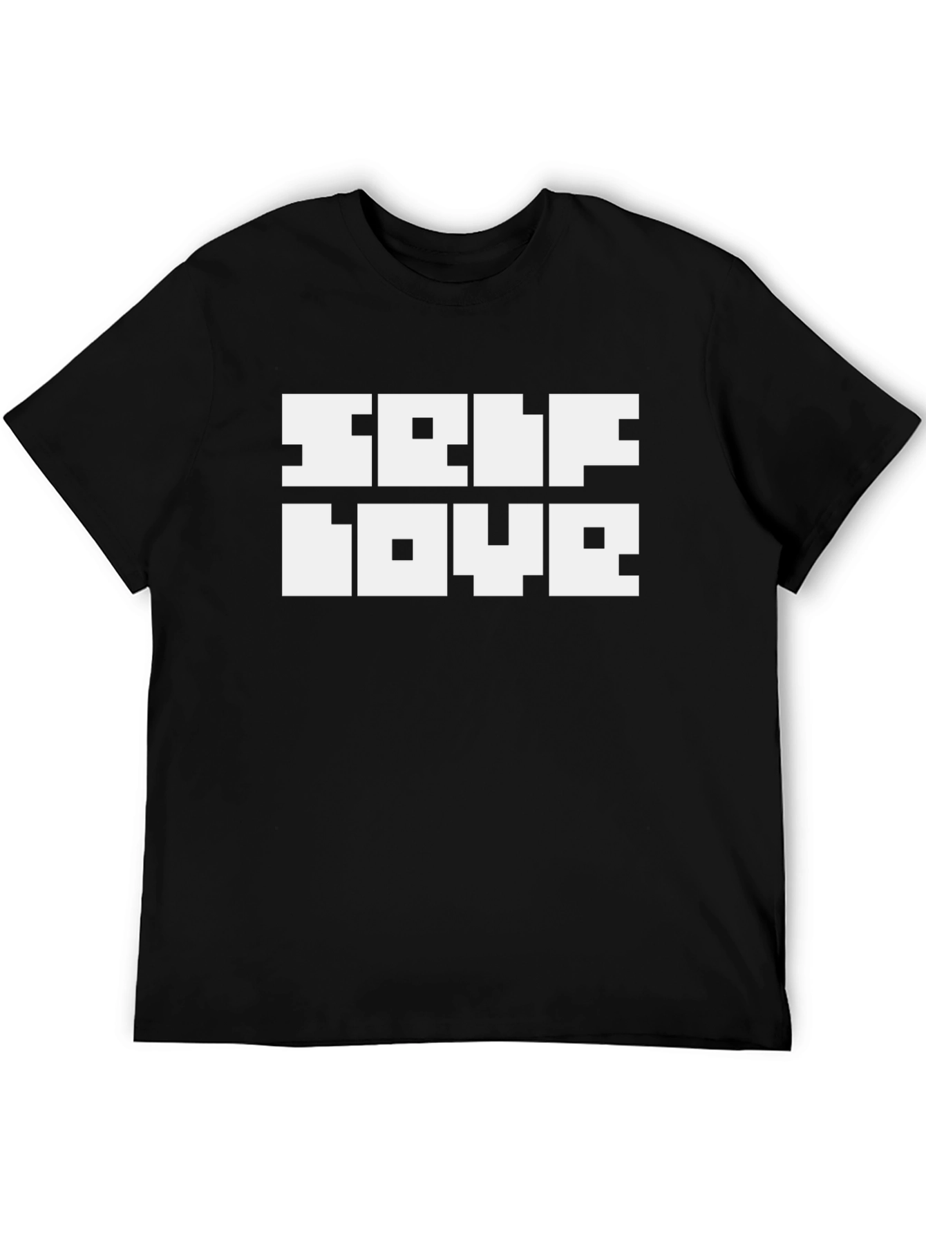 Self Love Graphic Tee - Black Casual T-Shirt