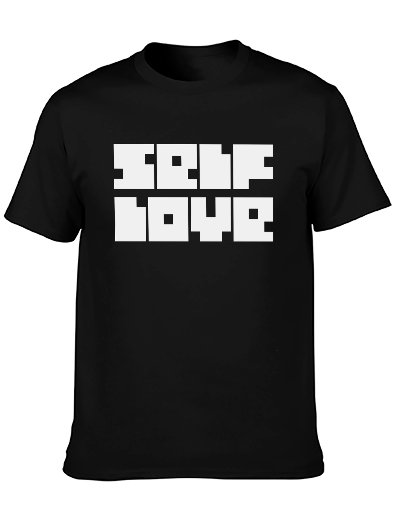 Self Love Graphic Tee - Black Casual T-Shirt