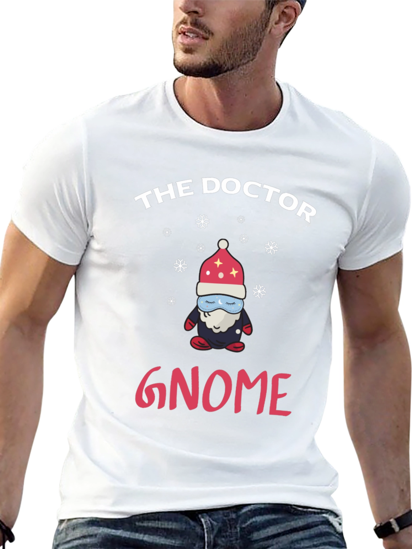The Doctor Gnome T-Shirt Funny Christmas Holiday Tee