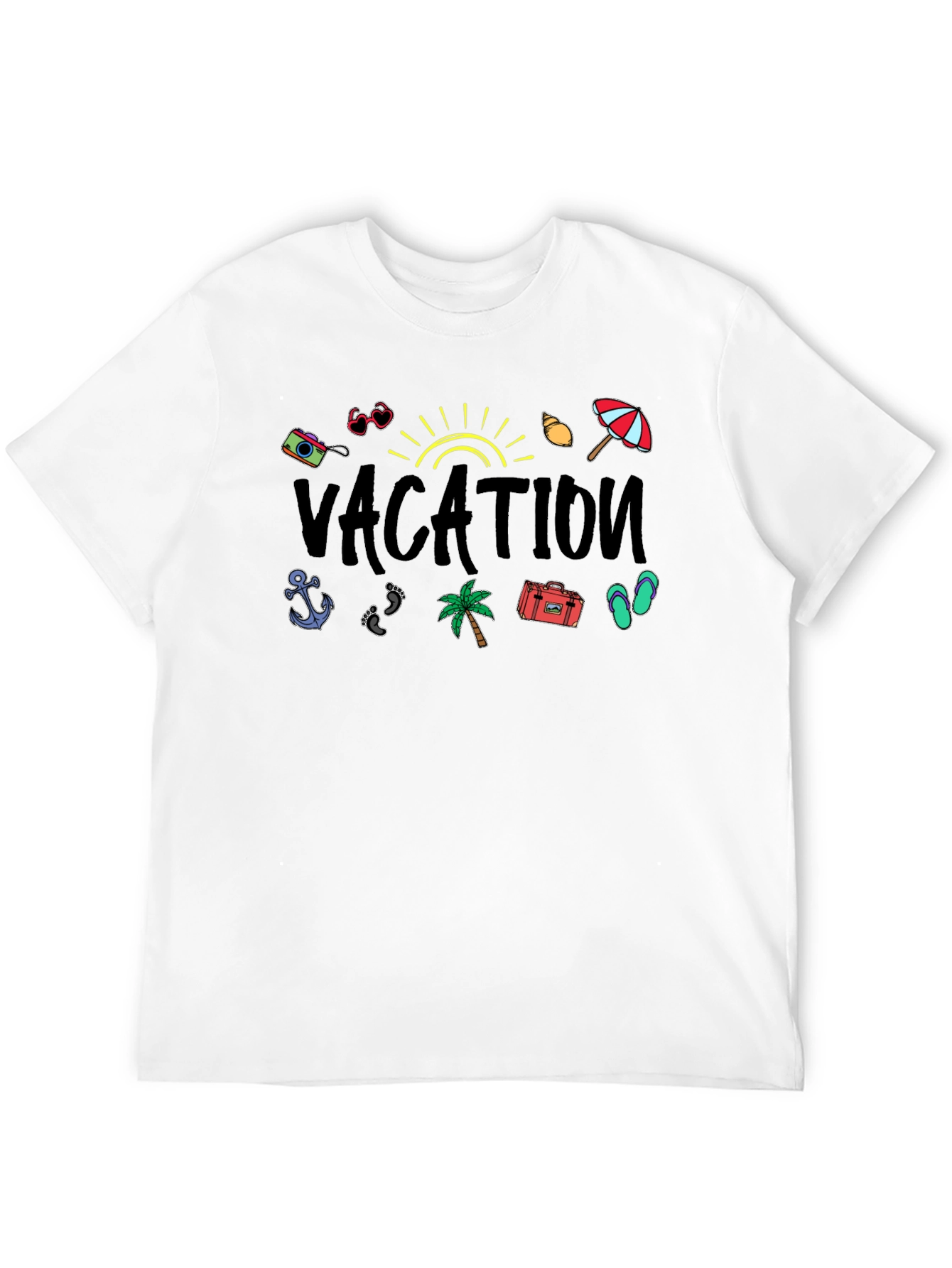 Vacation Mode Graphic Tee - Summer Holiday Apparel