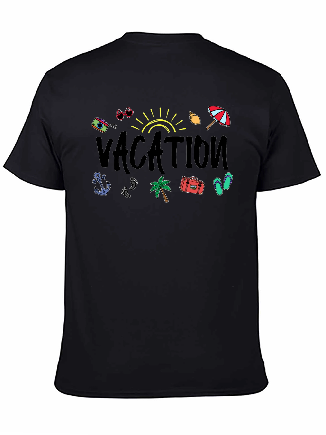 Vacation Mode Graphic Tee - Summer Holiday Apparel