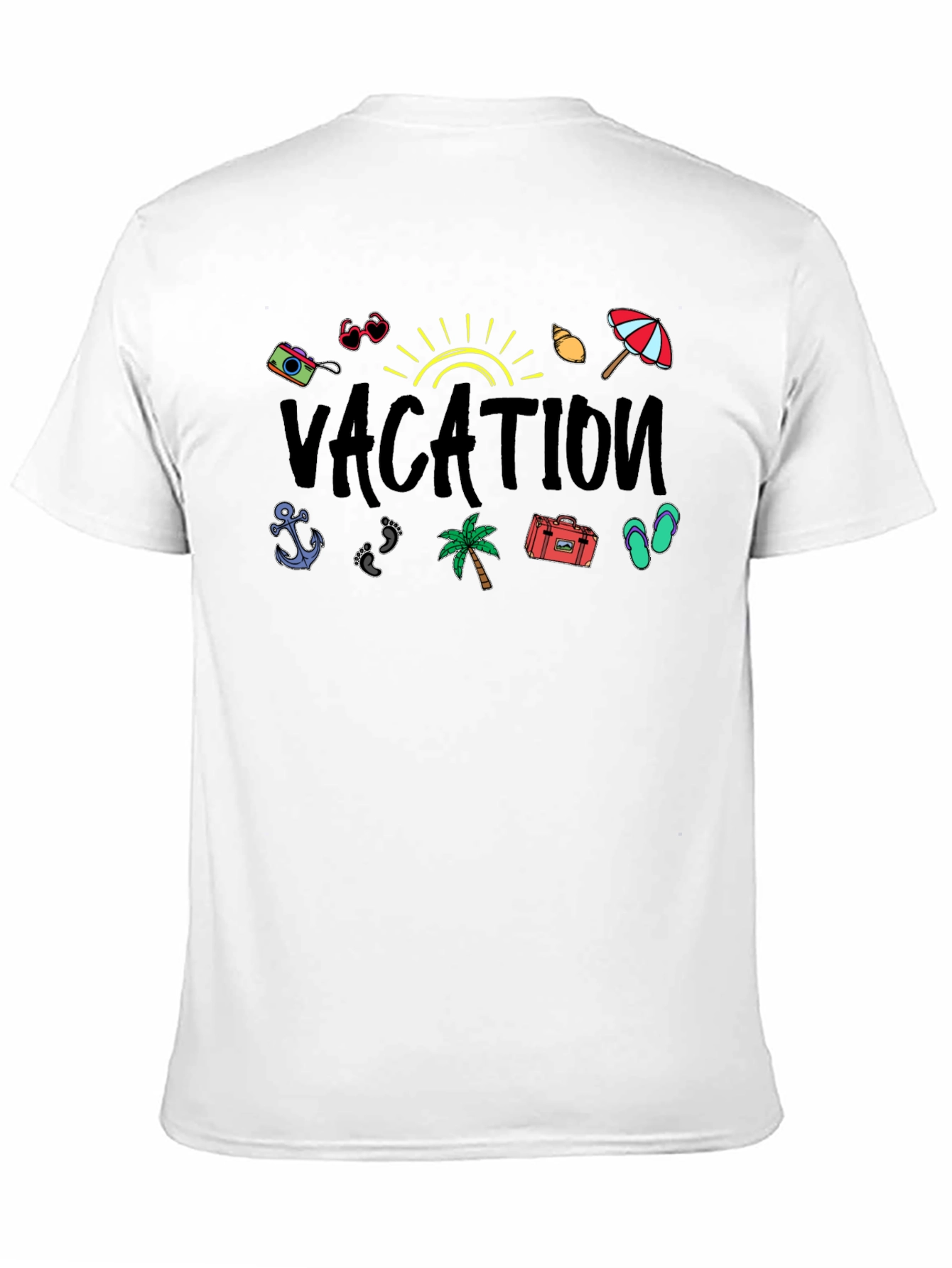 Vacation Mode Graphic Tee - Summer Holiday Apparel