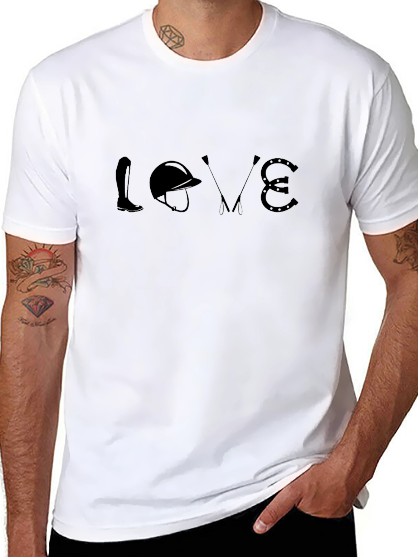 Equestrian Love T-Shirt Horse Riding Apparel