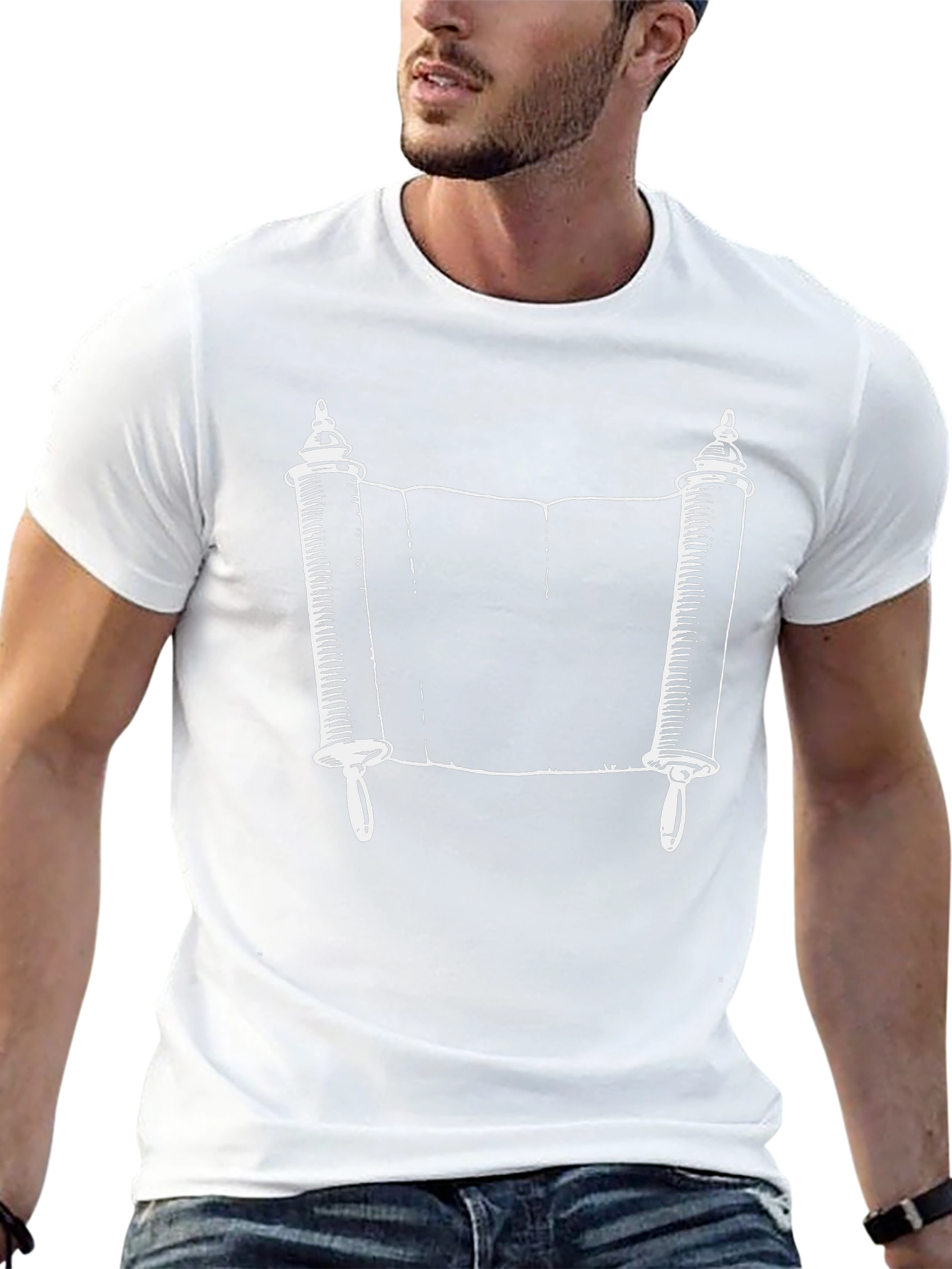 Scroll Graphic Black T-Shirt