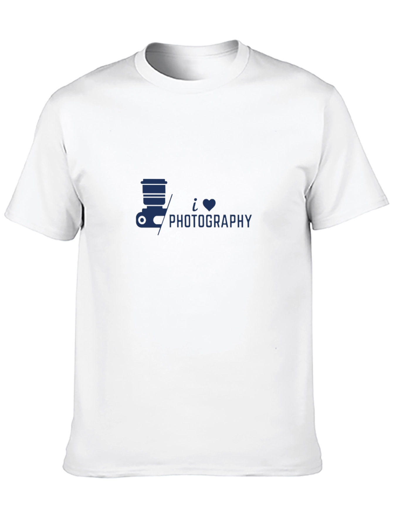 I Love Photography Graphic T-Shirt - Black