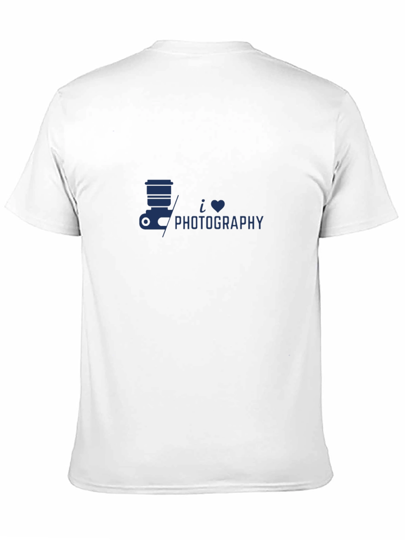 I Love Photography Graphic T-Shirt - Black