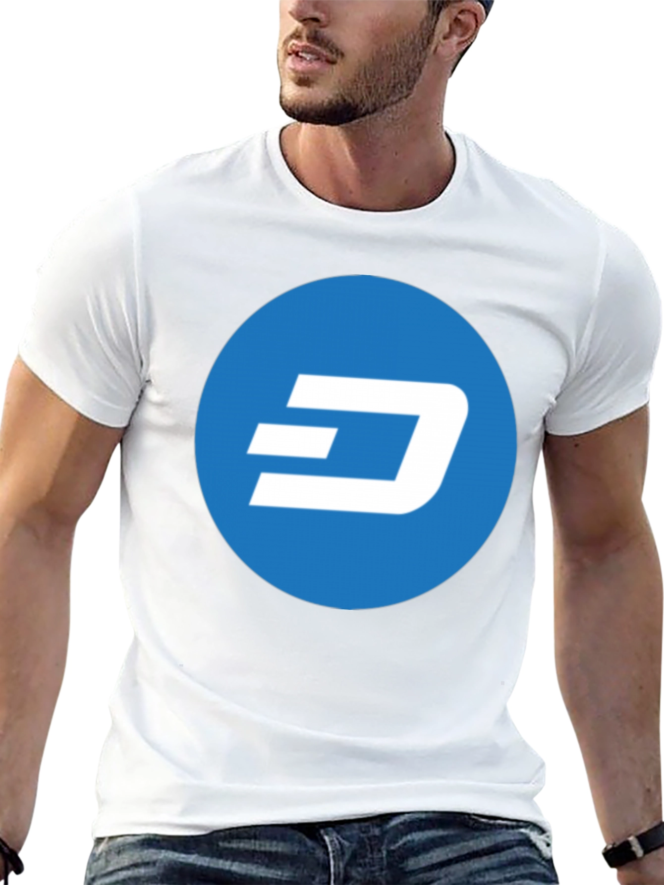 DASH Cryptocurrency Logo Black T-Shirt