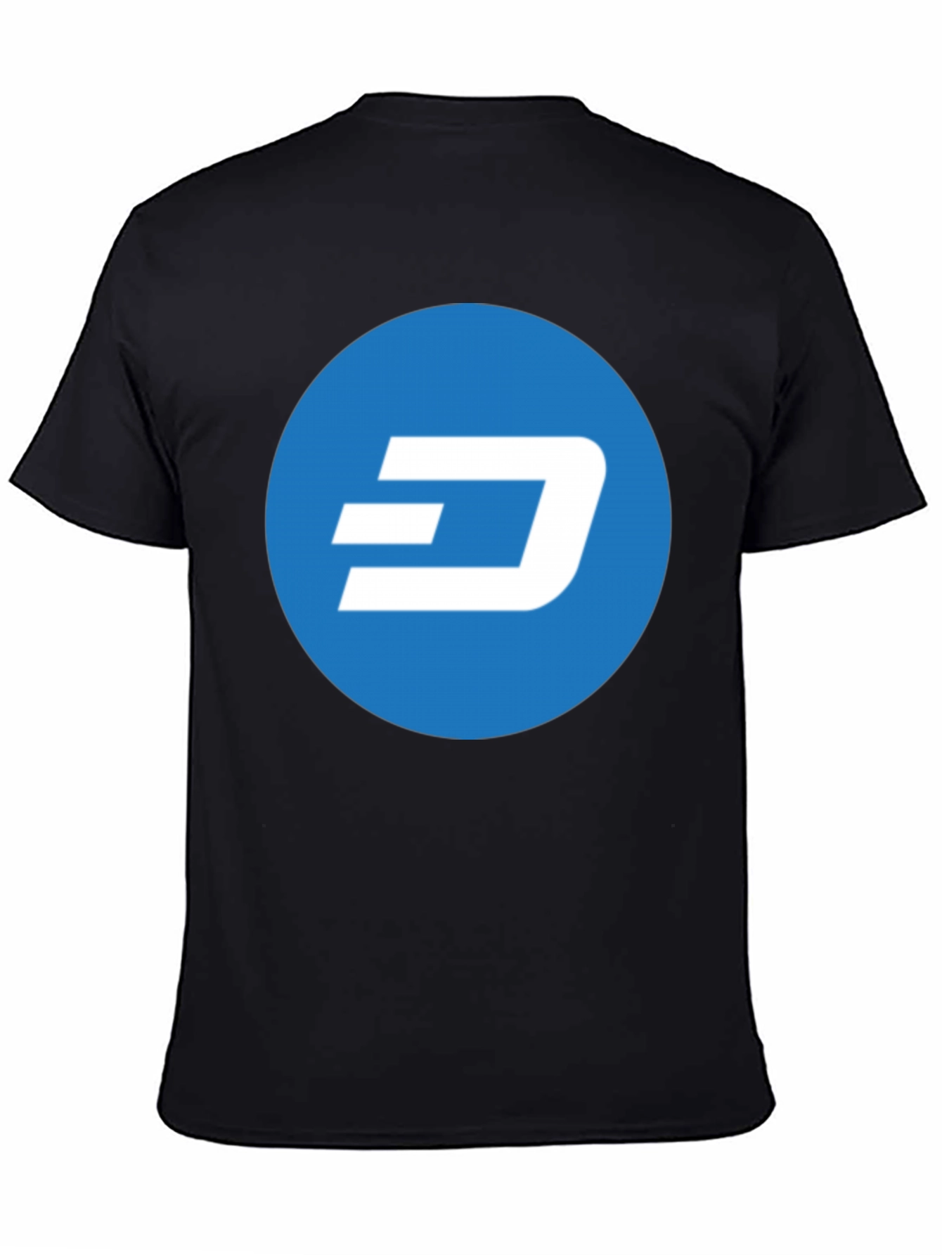DASH Cryptocurrency Logo Black T-Shirt