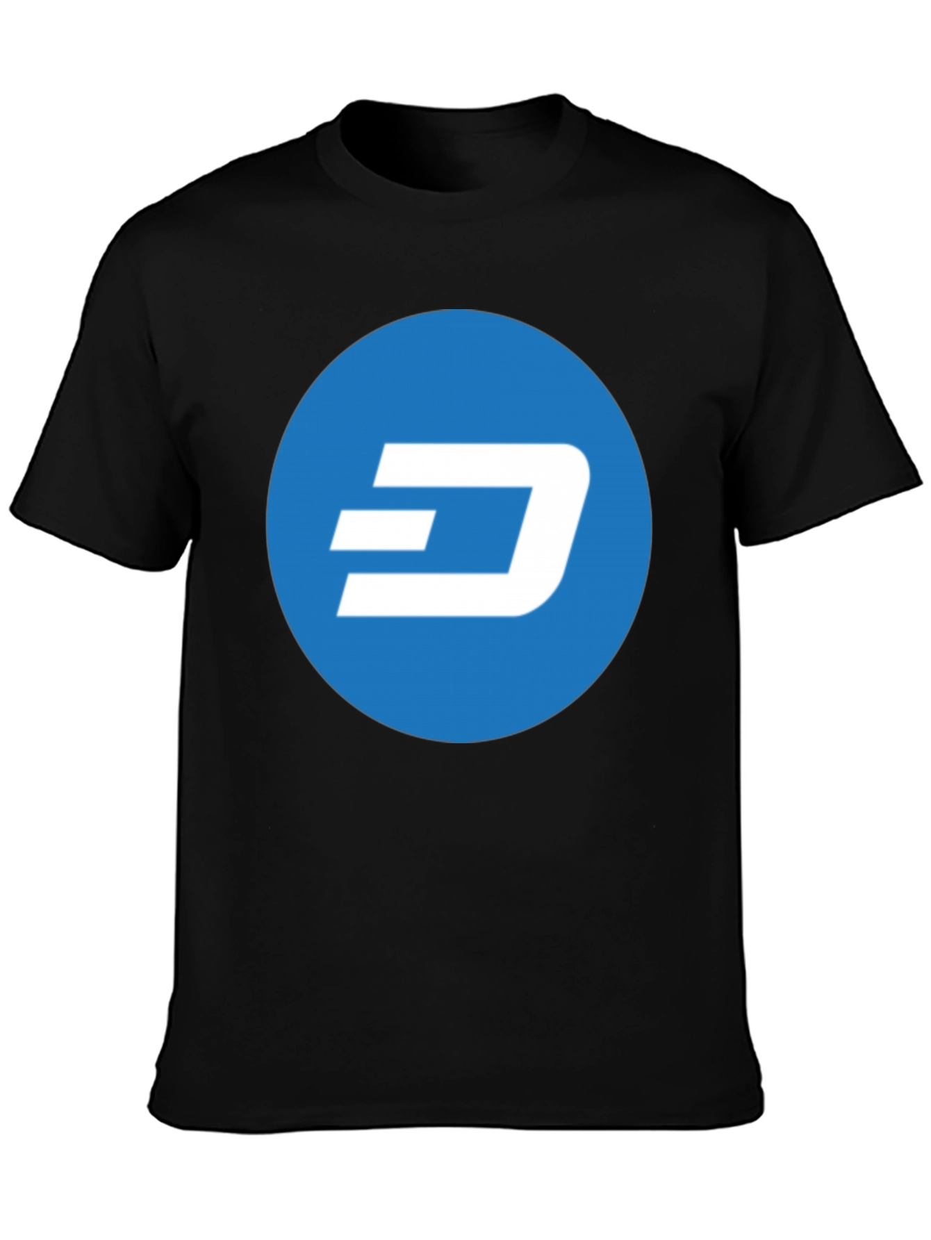 DASH Cryptocurrency Logo Black T-Shirt