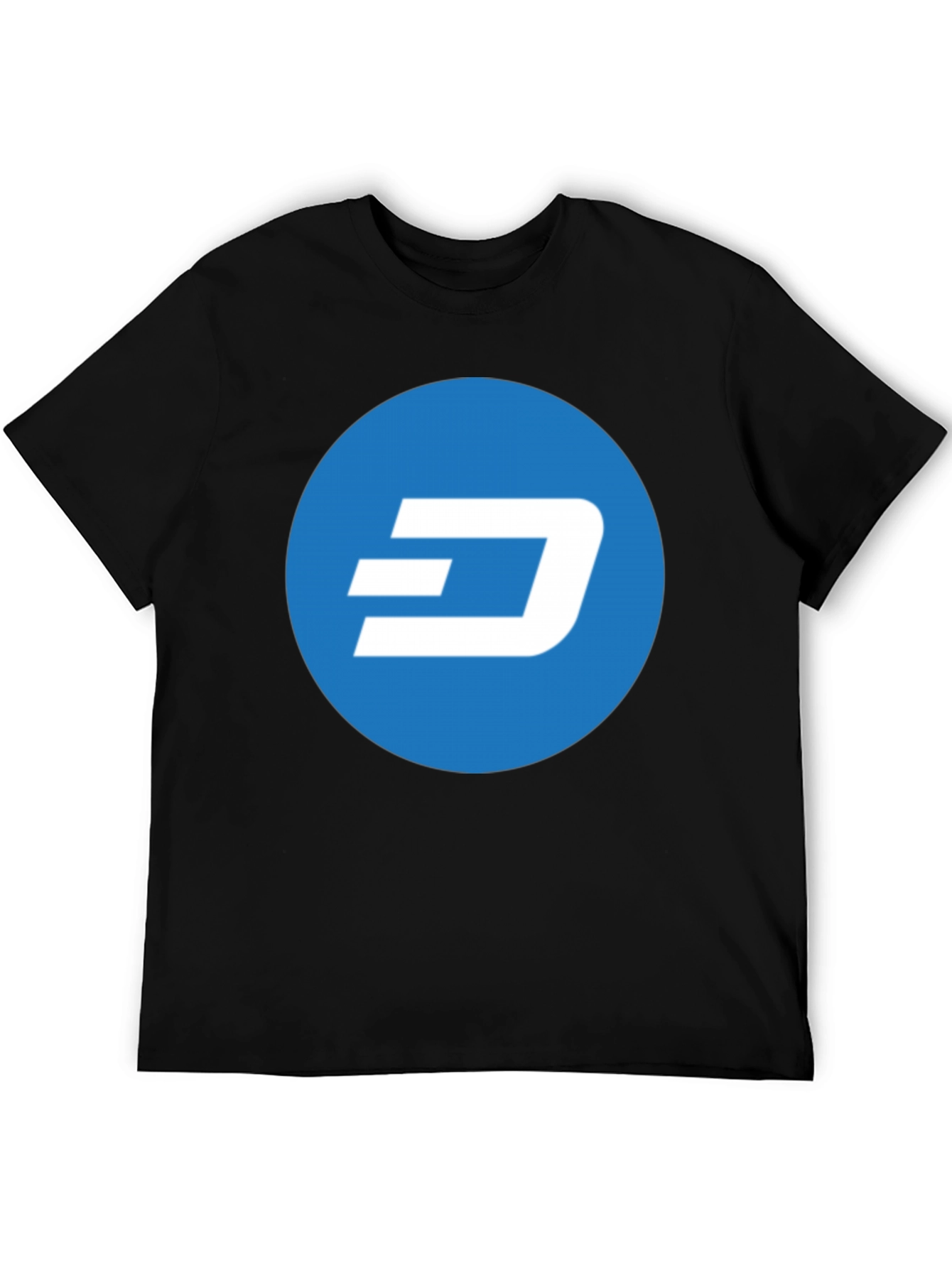 DASH Cryptocurrency Logo Black T-Shirt