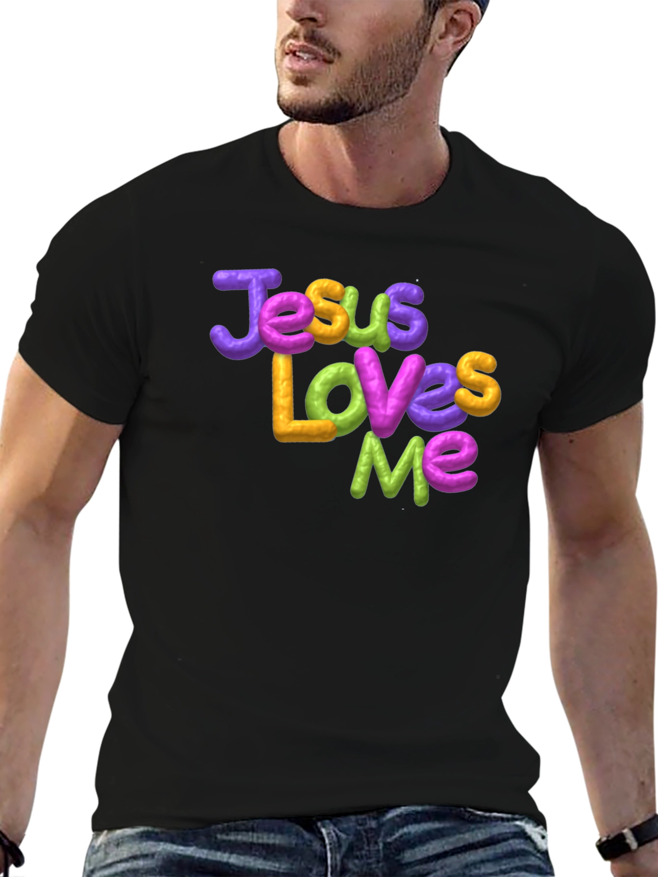 Jesus Loves Me Graphic T-Shirt