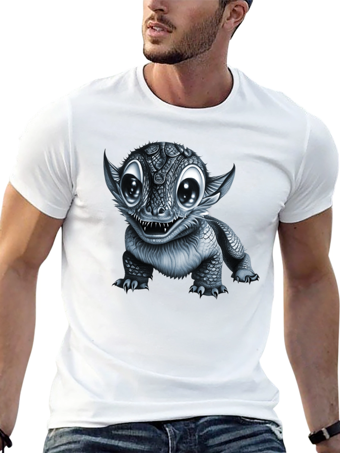 Cute Dragon Graphic T-Shirt
