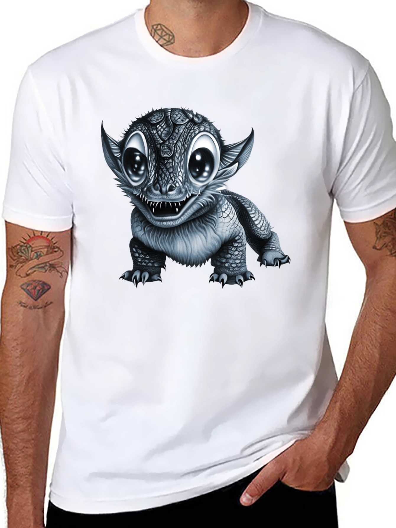 Cute Dragon Graphic T-Shirt