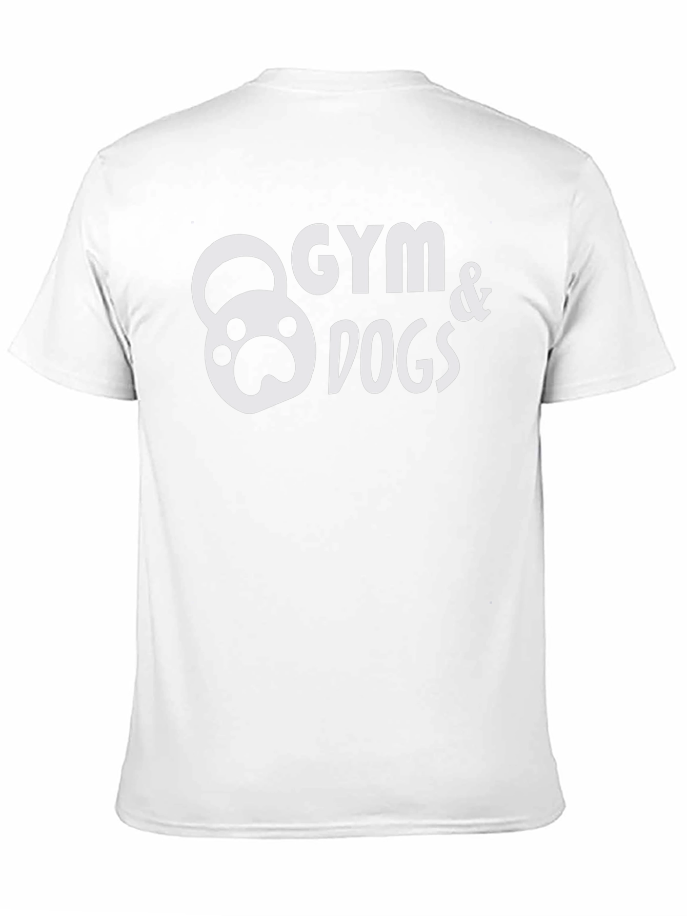 Gym & Dogs Graphic Tee - Black Cotton T-Shirt