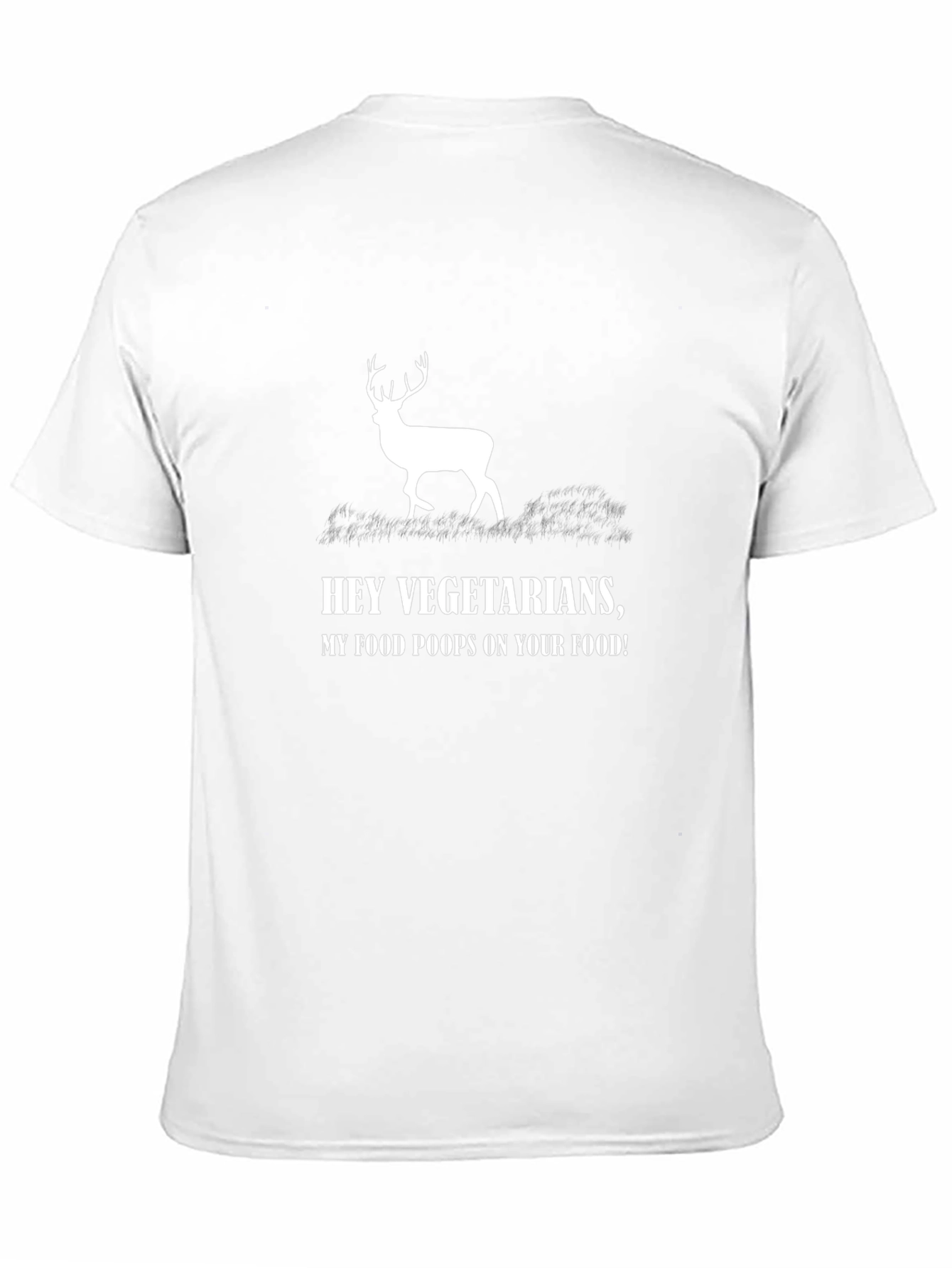 Funny Vegetarian Hunting Graphic T-Shirt