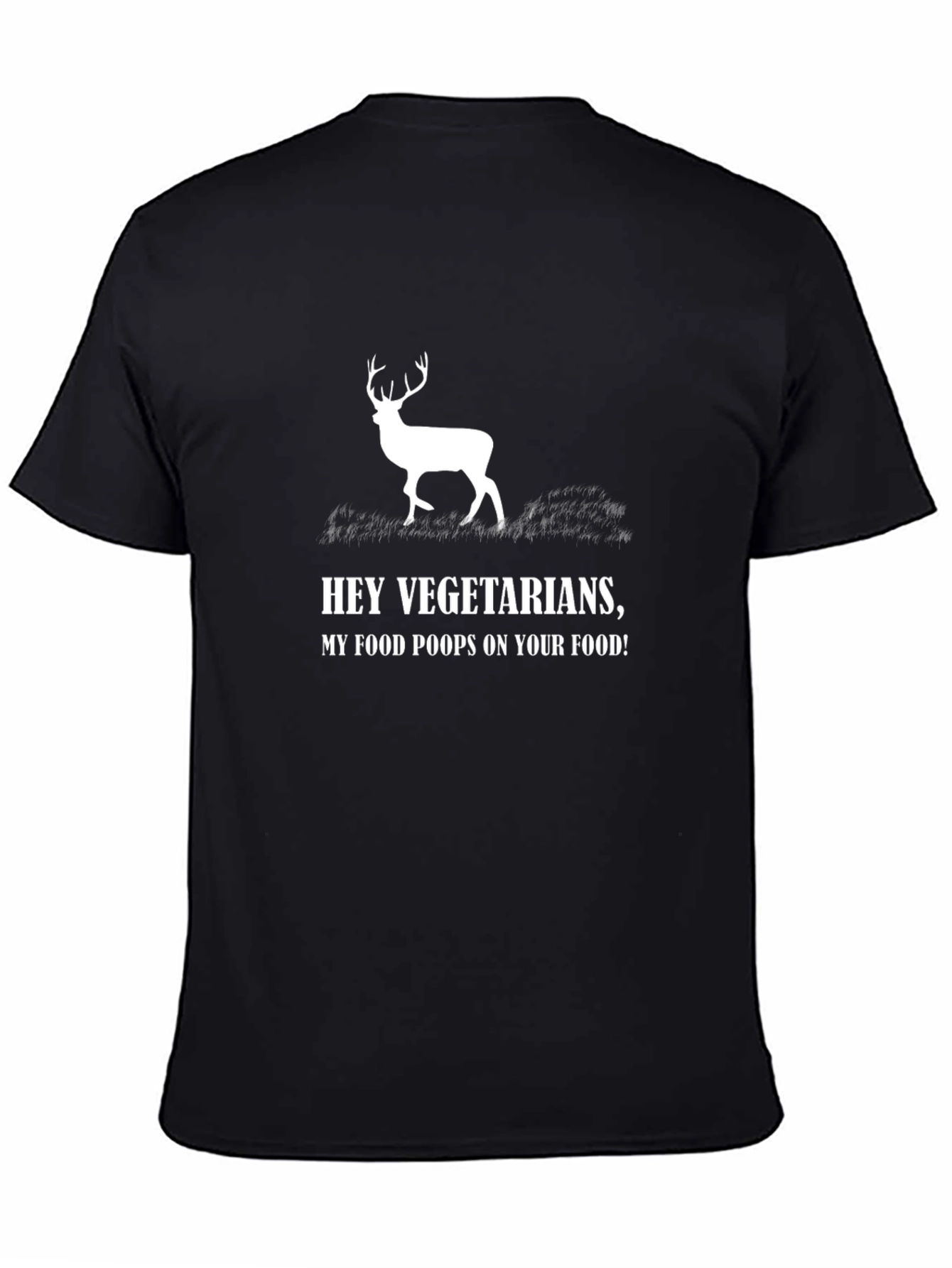 Funny Vegetarian Hunting Graphic T-Shirt
