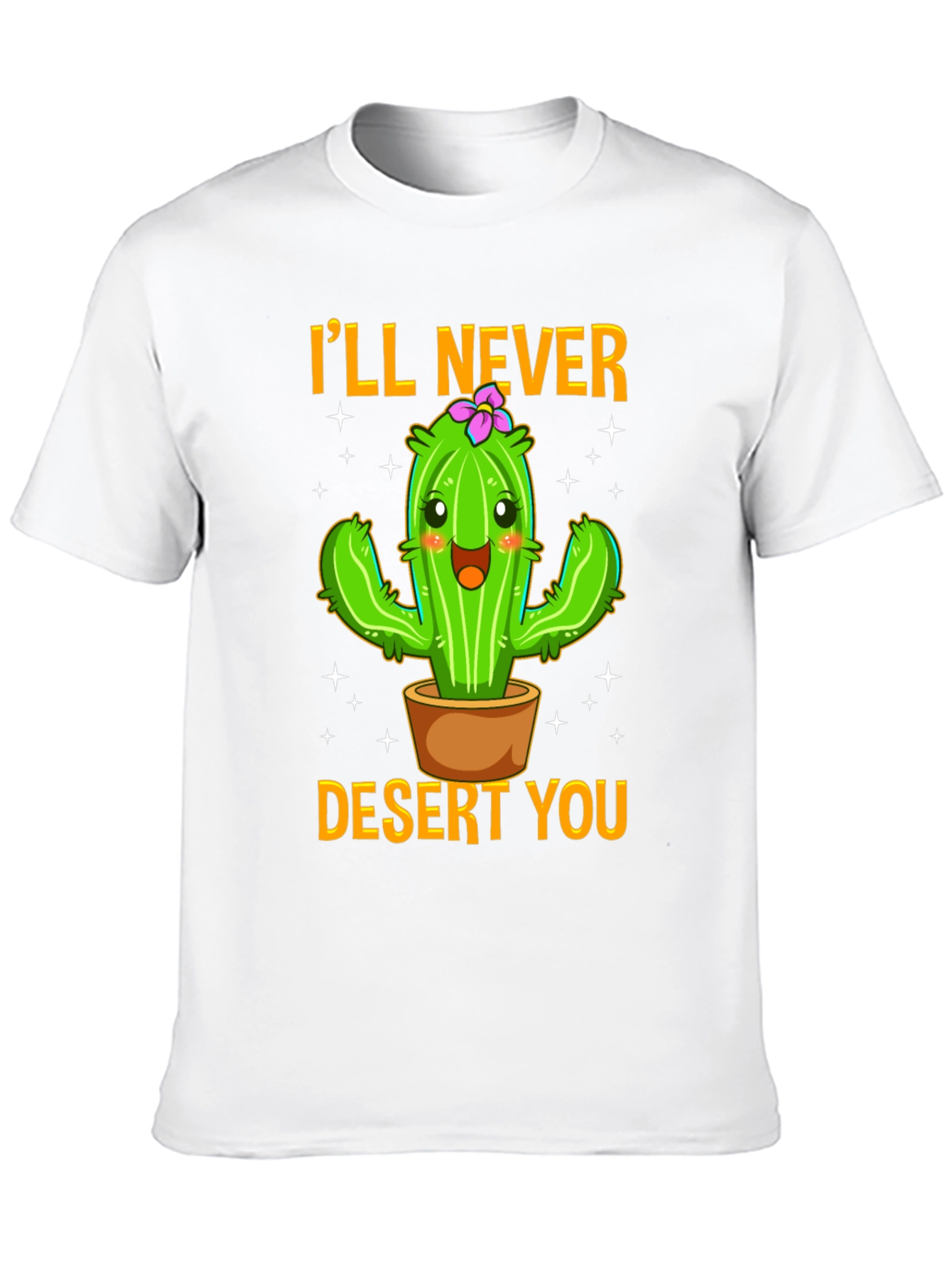 Ill Never Desert You Cactus Graphic Tee