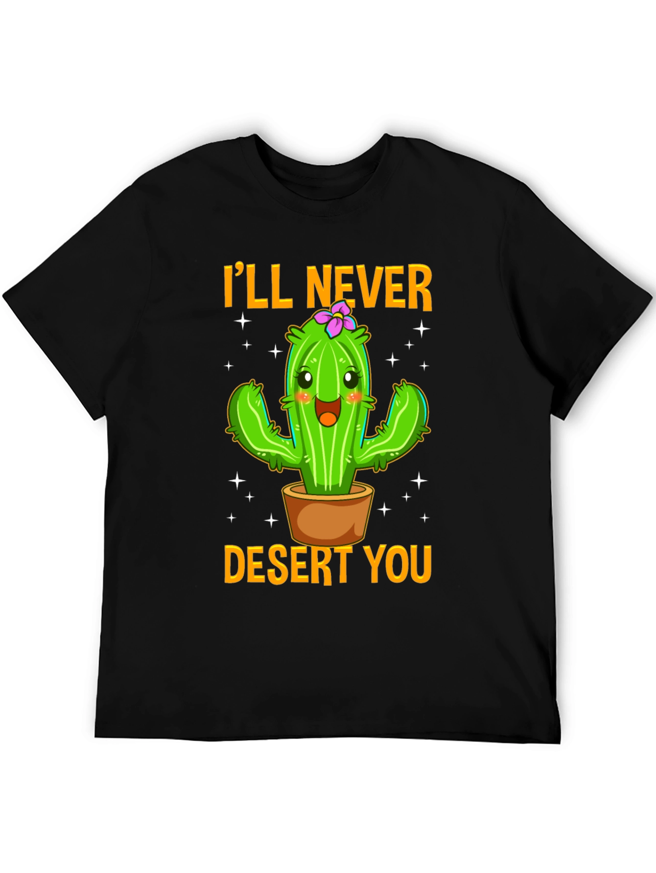 Ill Never Desert You Cactus Graphic Tee