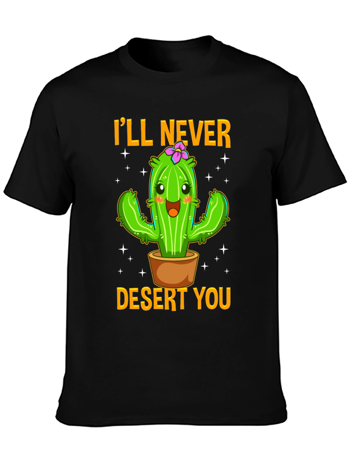 Ill Never Desert You Cactus Graphic Tee