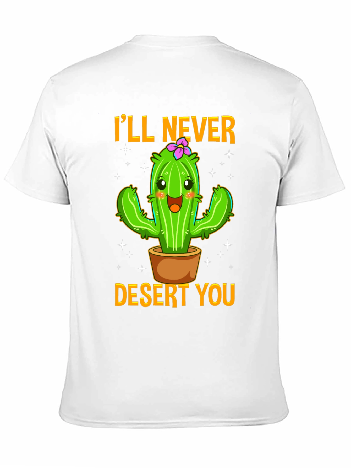 Ill Never Desert You Cactus Graphic Tee