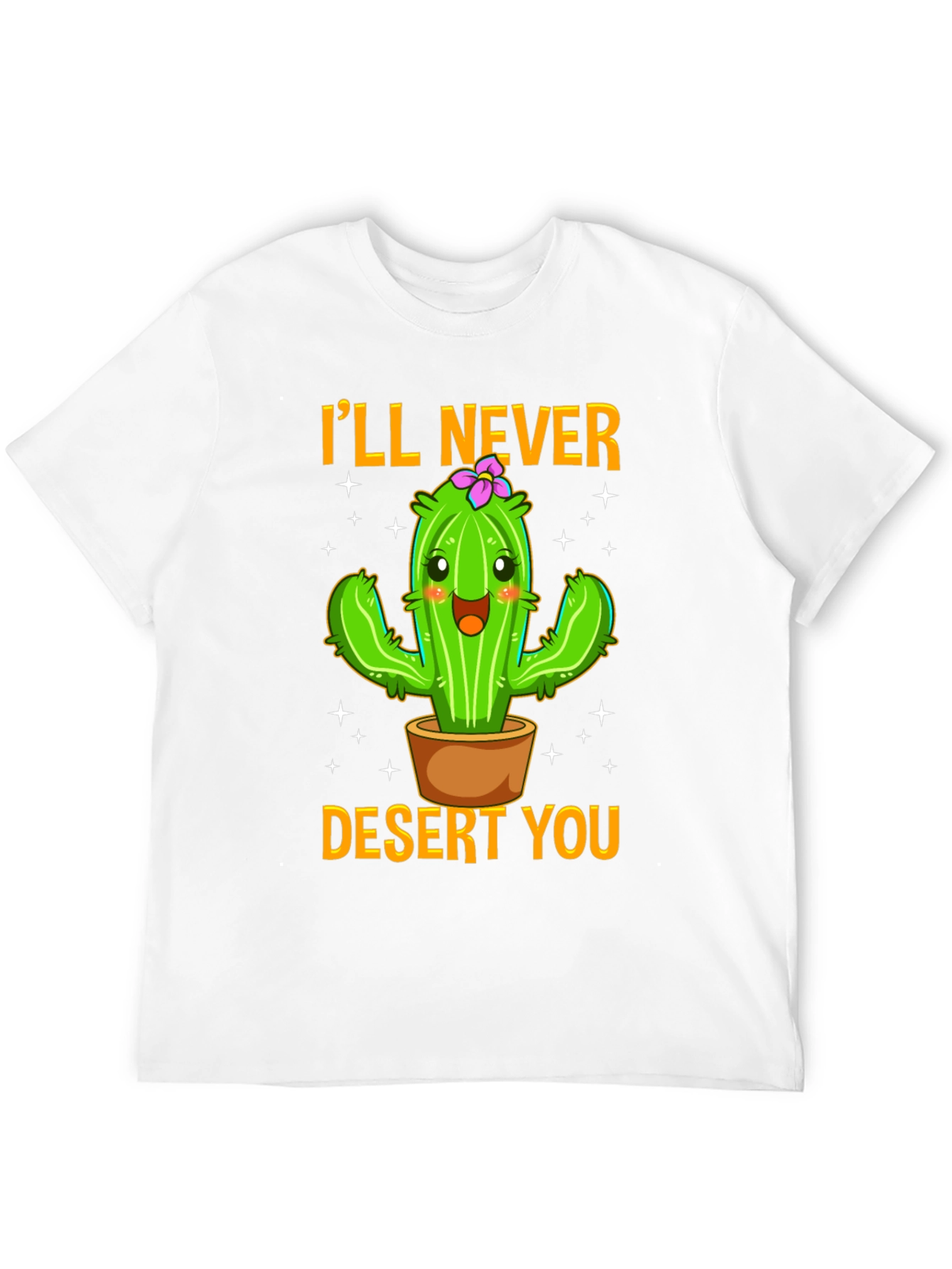 Ill Never Desert You Cactus Graphic Tee