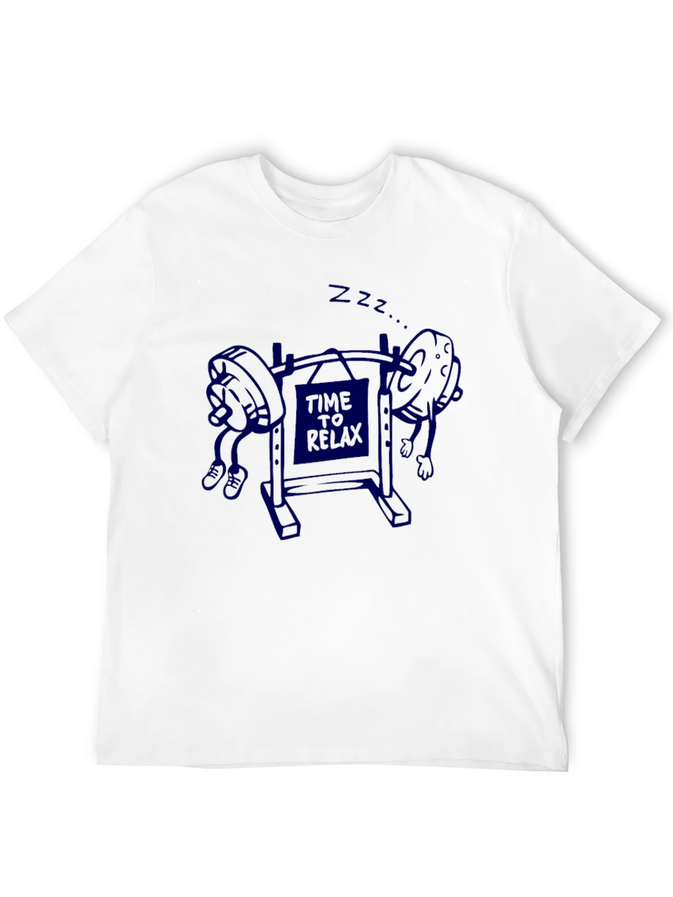 Time to Relax Graphic T-Shirt - Black
