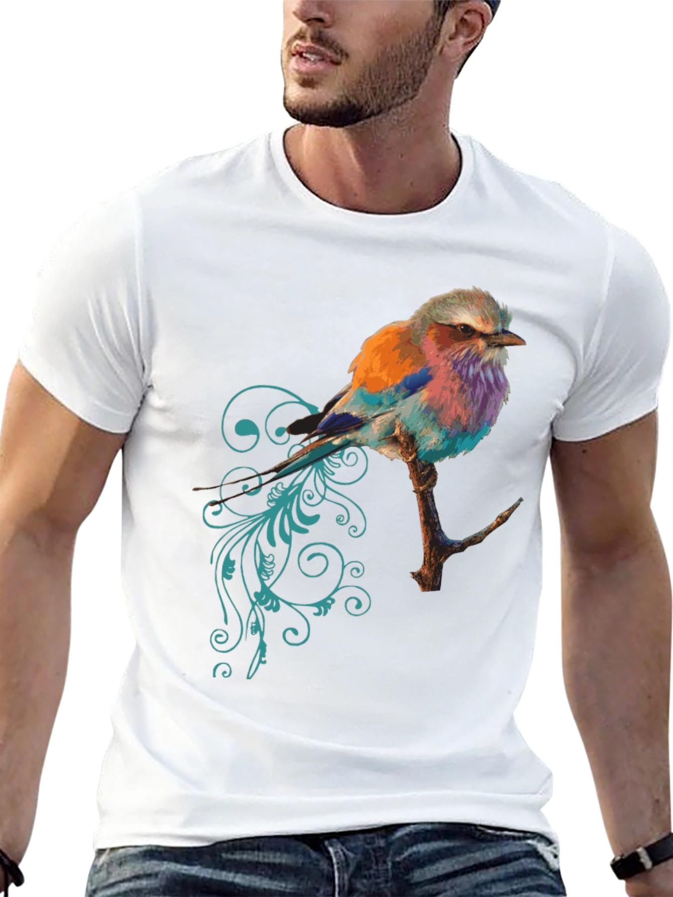 Bird on Branch Graphic Tee