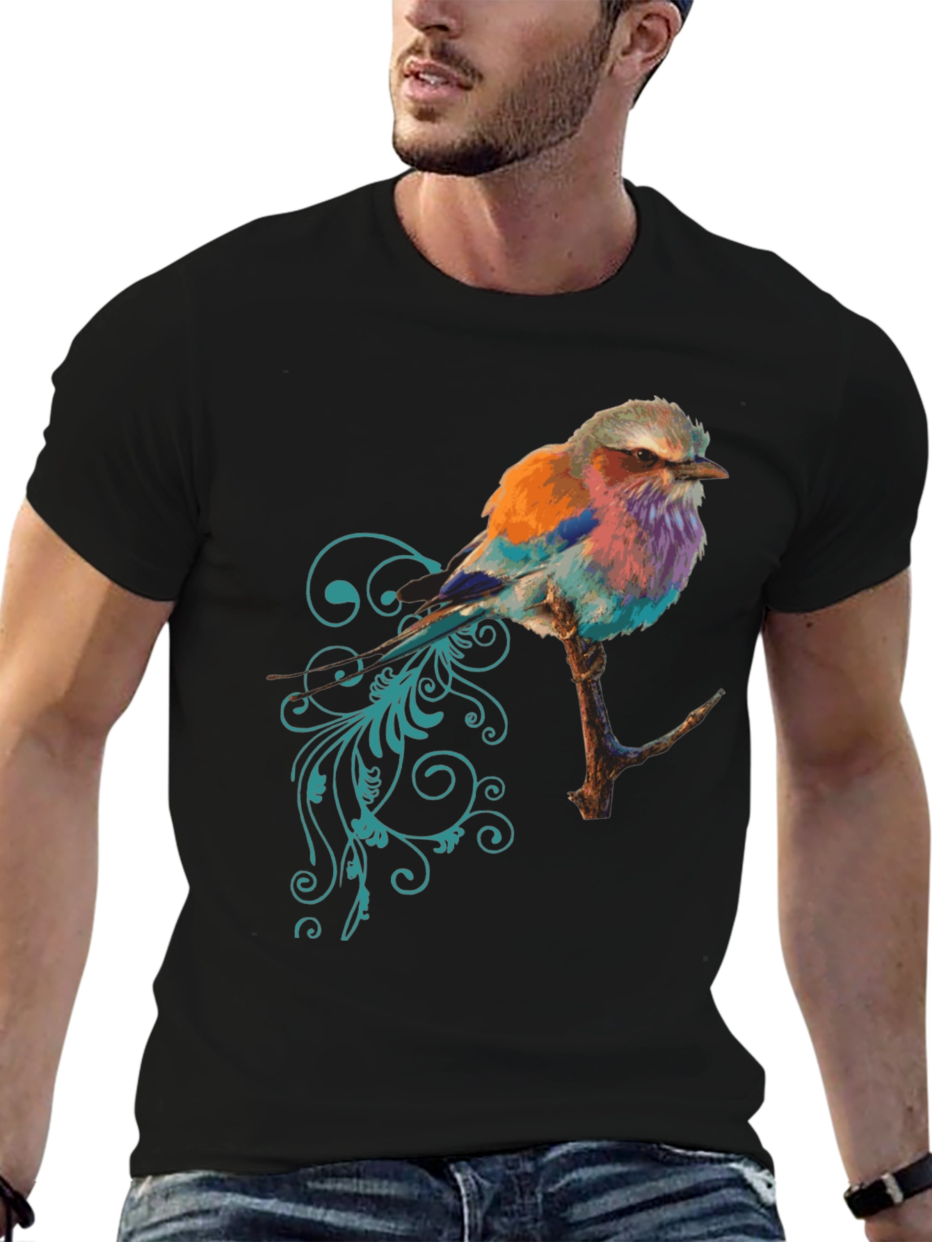 Bird on Branch Graphic Tee