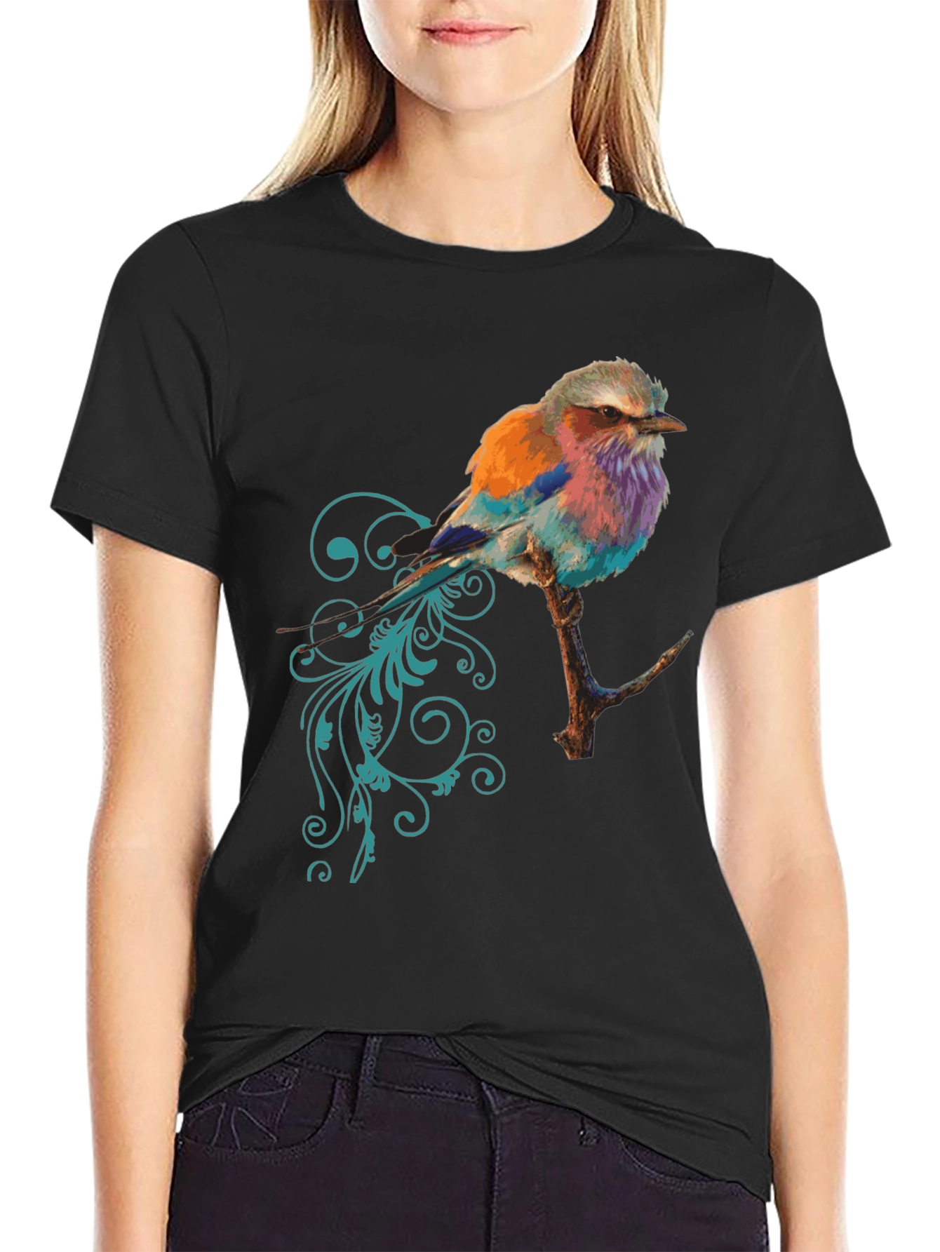 Bird on Branch Graphic Tee