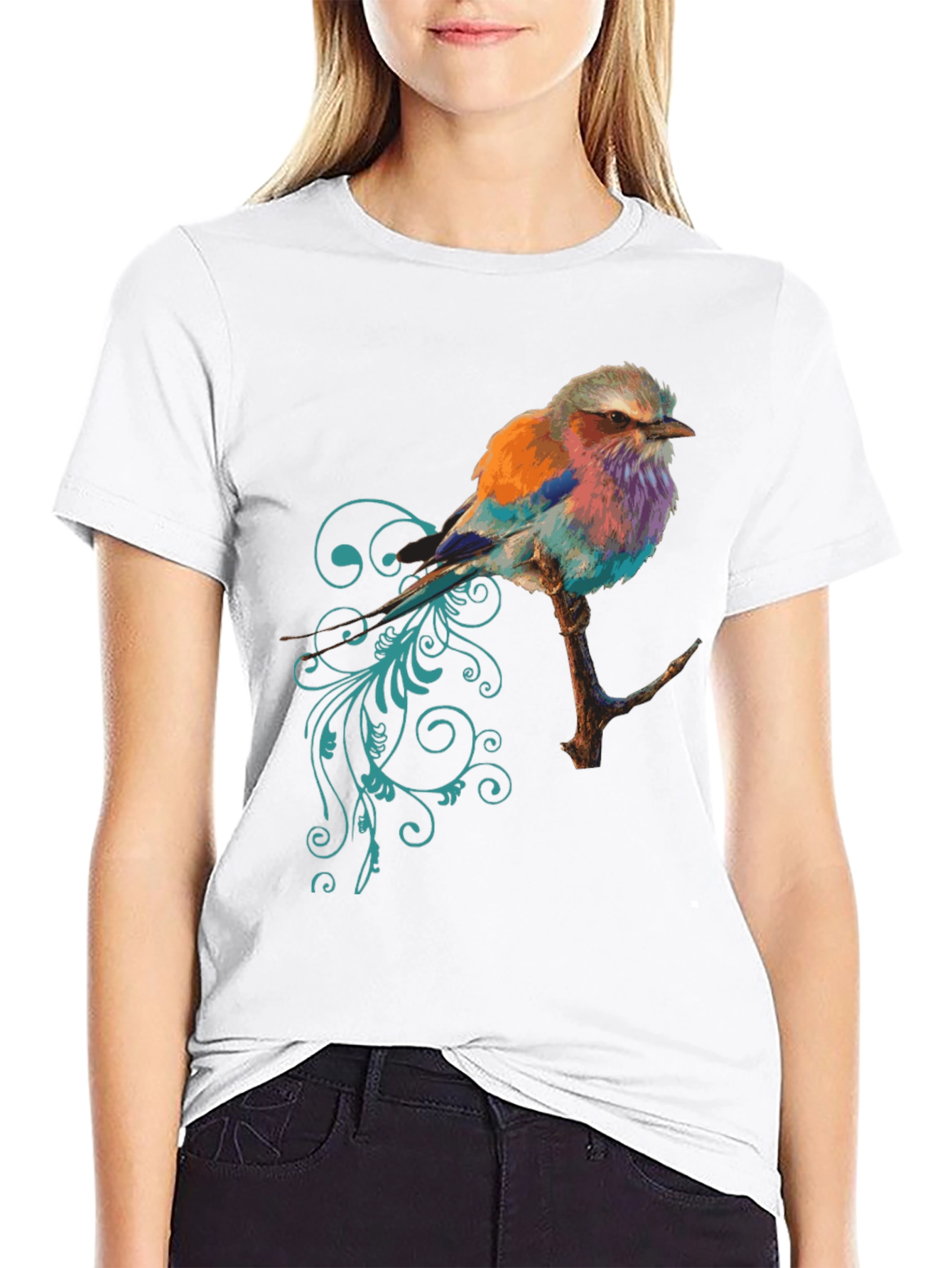 Bird on Branch Graphic Tee