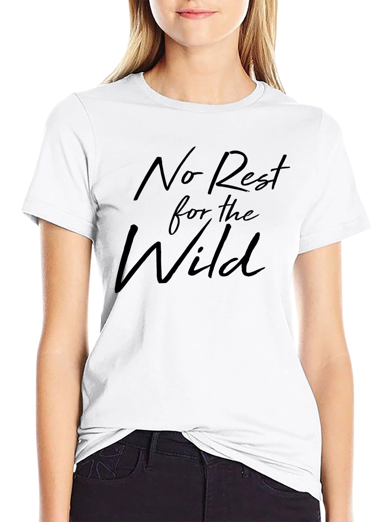 No Rest for the Wild Black T-Shirt