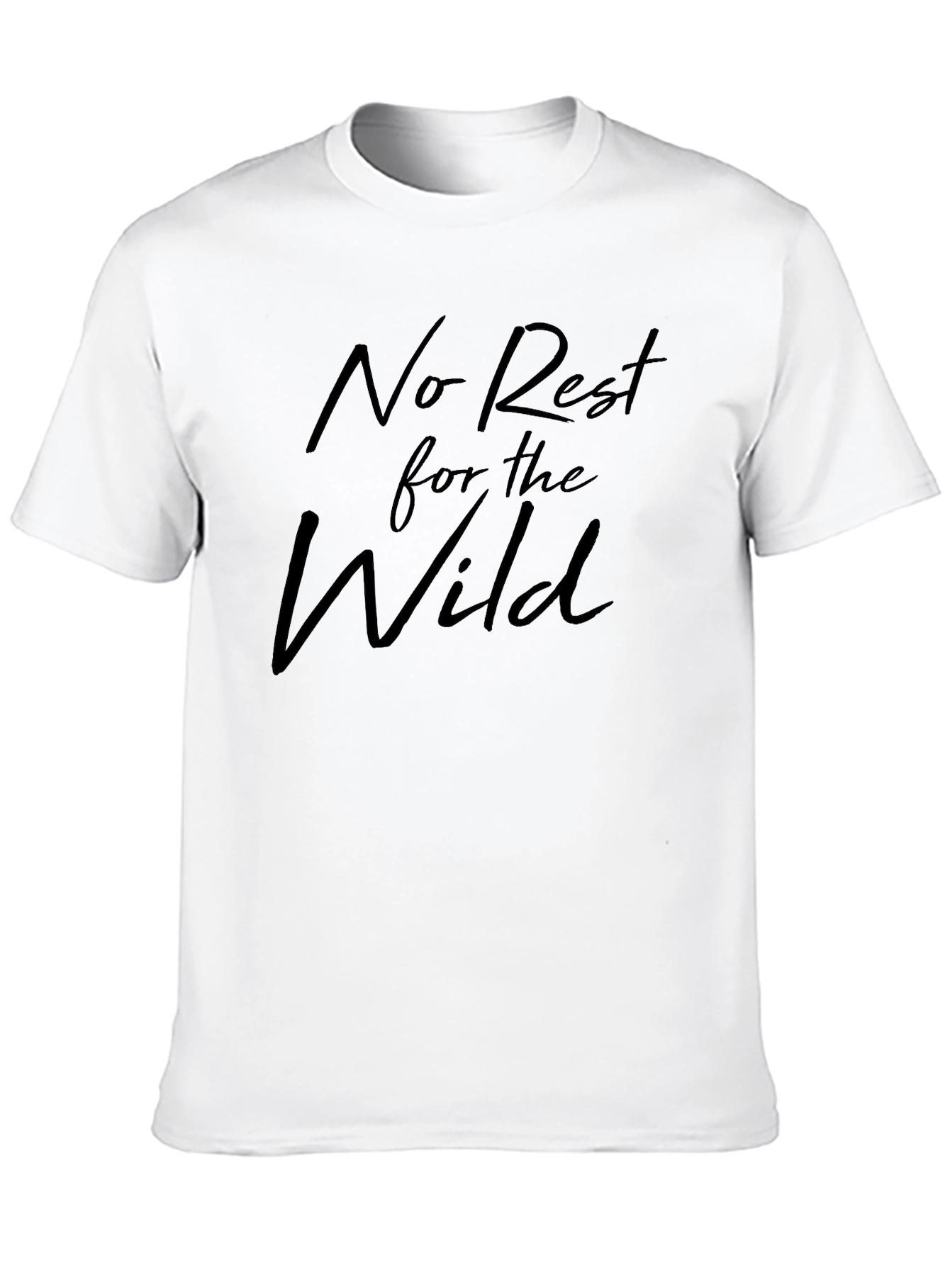 No Rest for the Wild Black T-Shirt