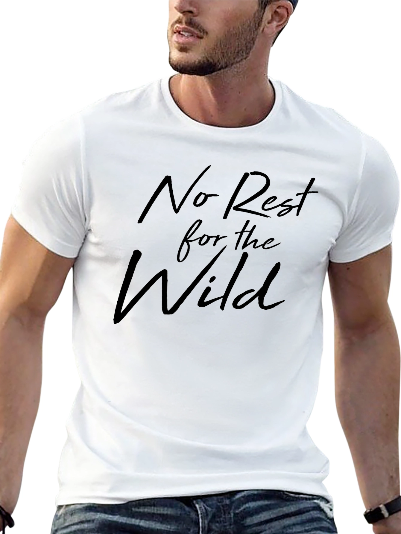 No Rest for the Wild Black T-Shirt