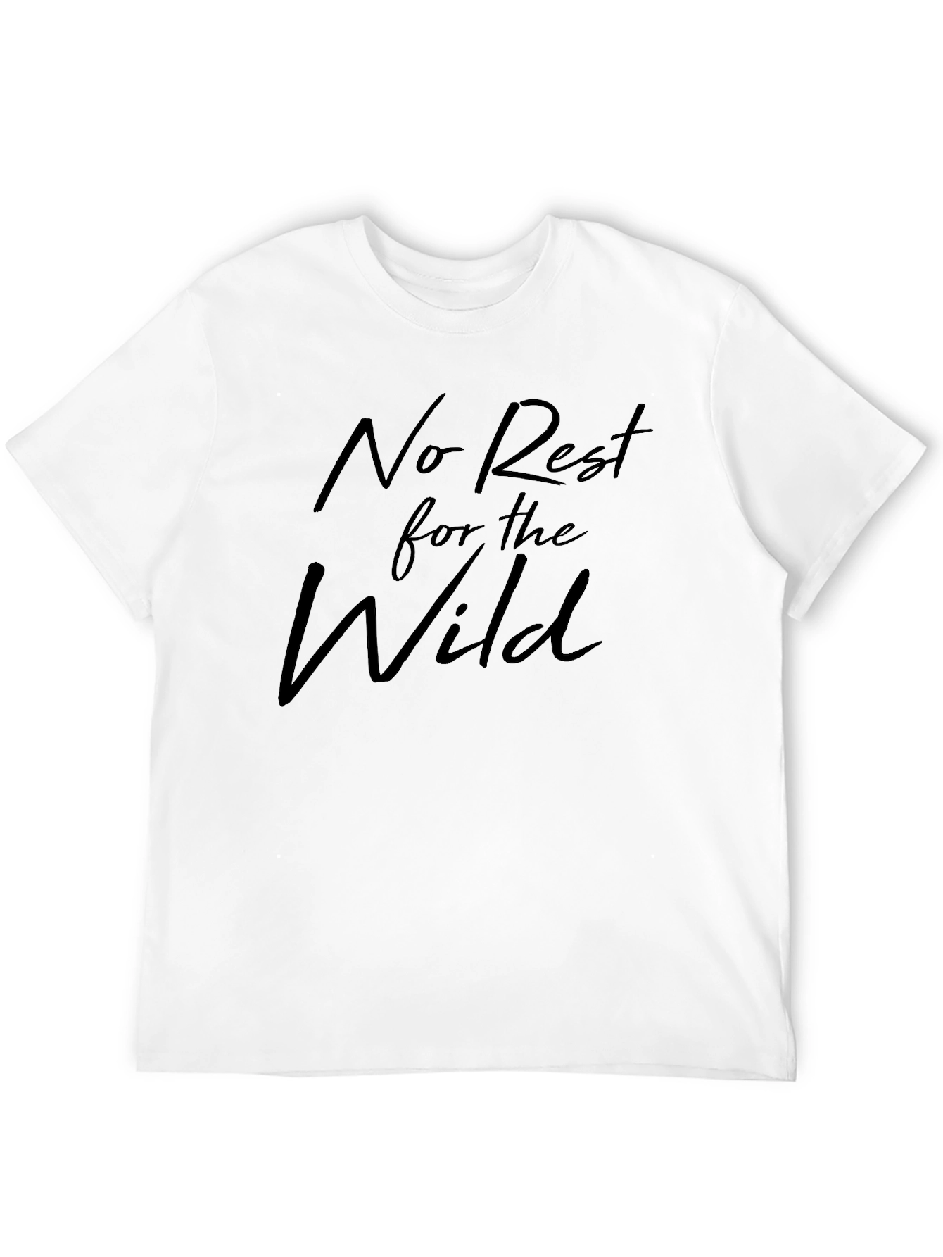 No Rest for the Wild Black T-Shirt