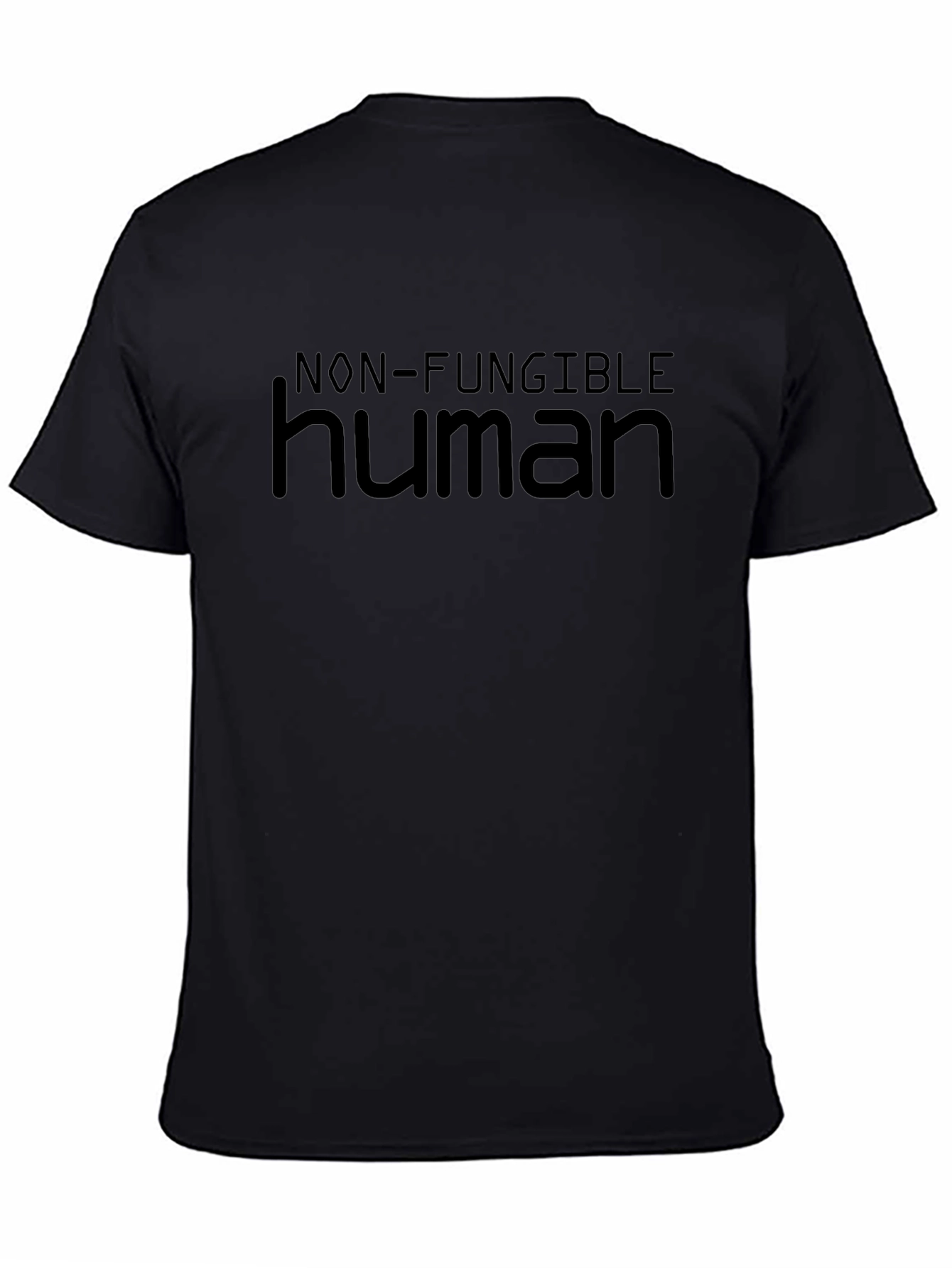 Non-Fungible Human Black T-Shirt