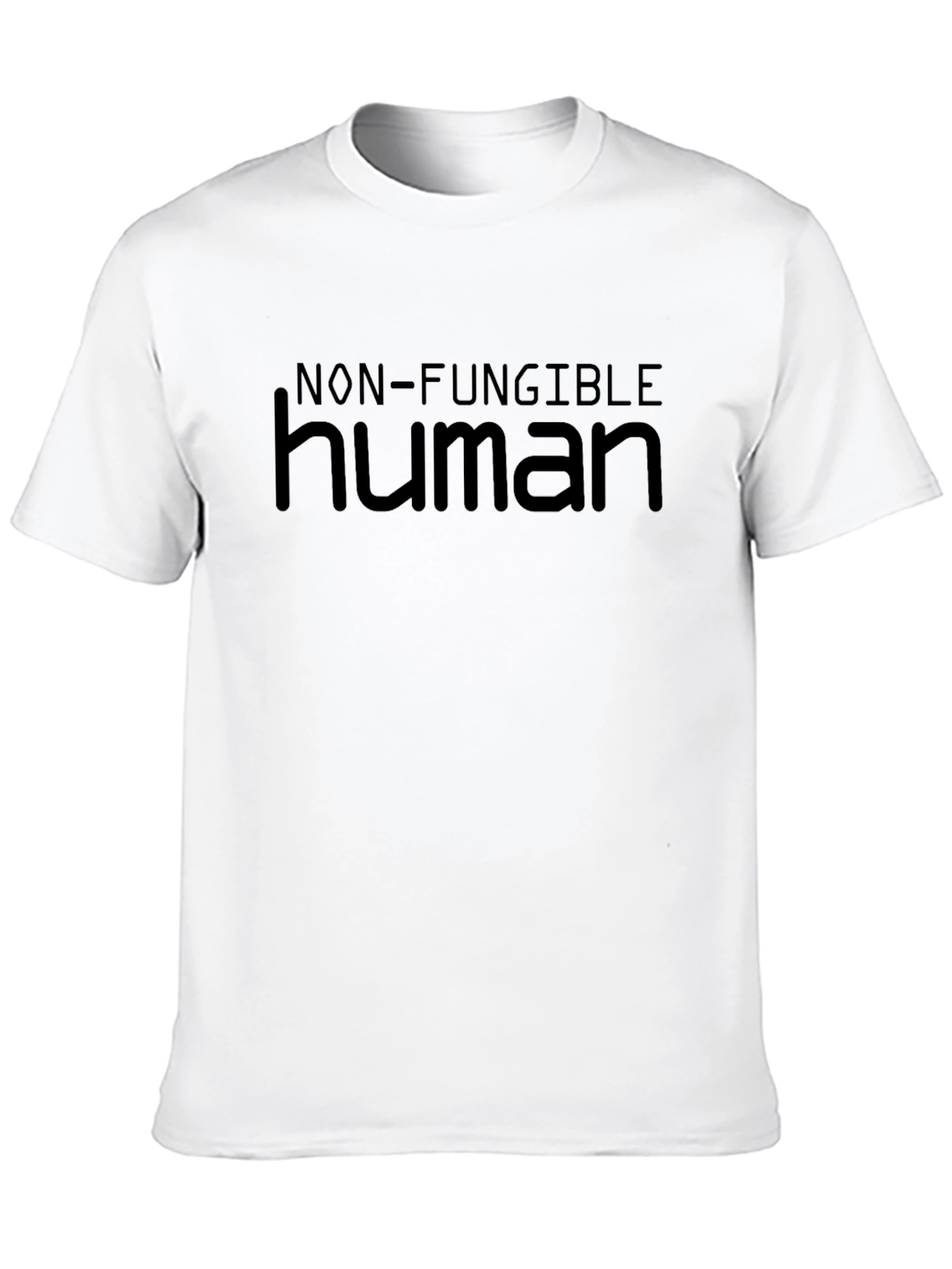 Non-Fungible Human Black T-Shirt