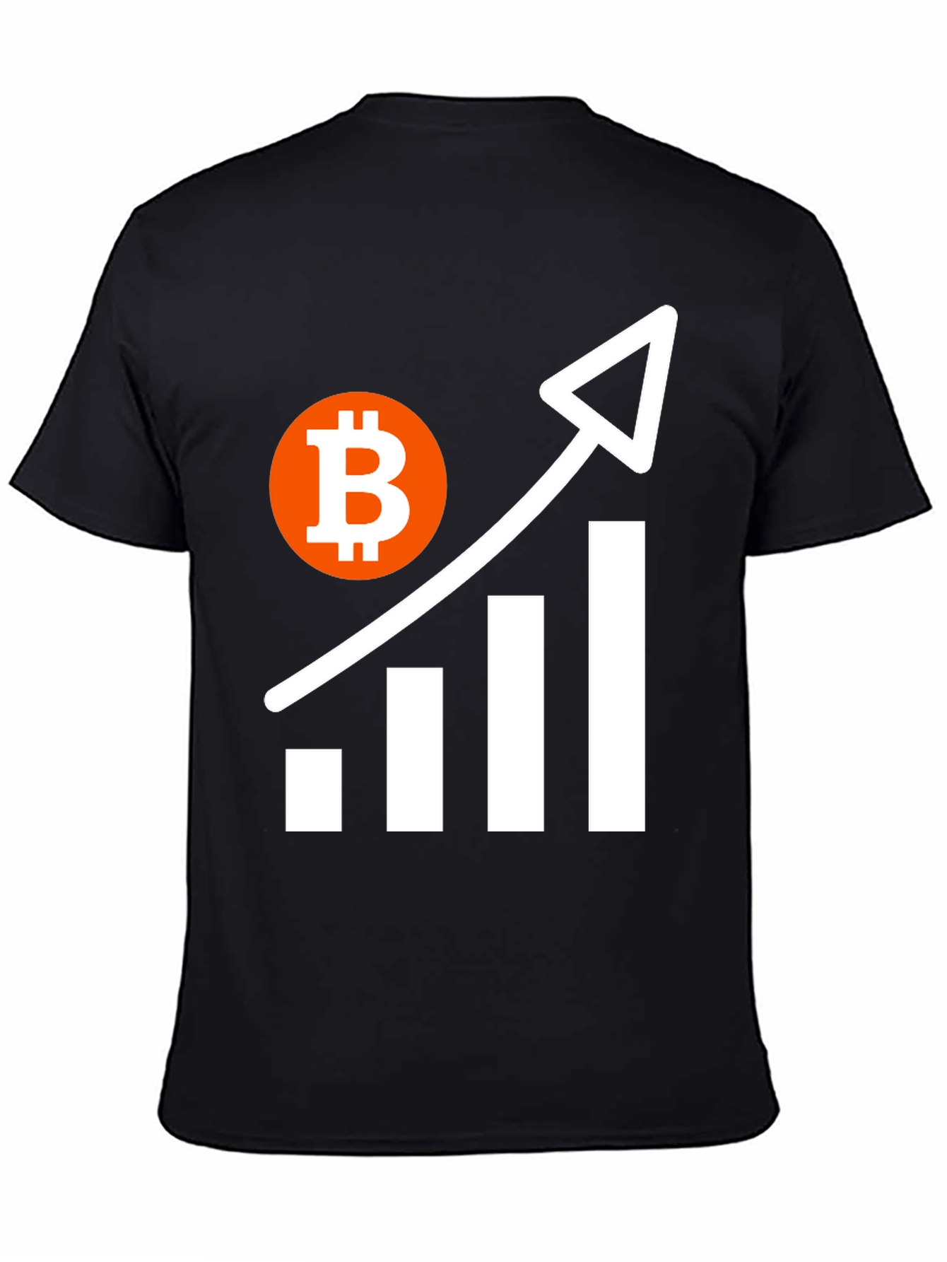 Bitcoin Crypto T-Shirt - Upward Trend Design